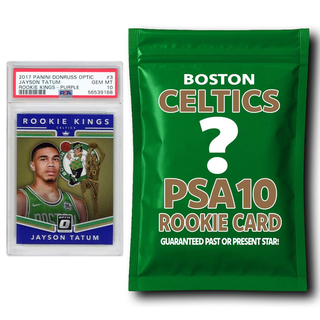 Boston Celtics PSA 10 Graded Rookie Card Mystery Pack