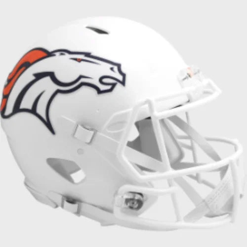Denver Broncos Full Size Authentic Speed Football Helmet 2024 On-Field Alternate - NFL