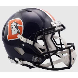 Denver Broncos Full Size Authentic Speed Football Helmet Color Rush - NFL
