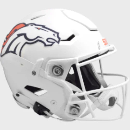 Denver Broncos Full Size Authentic SpeedFlex Football Helmet 2024 On-Field Alternate - NFL