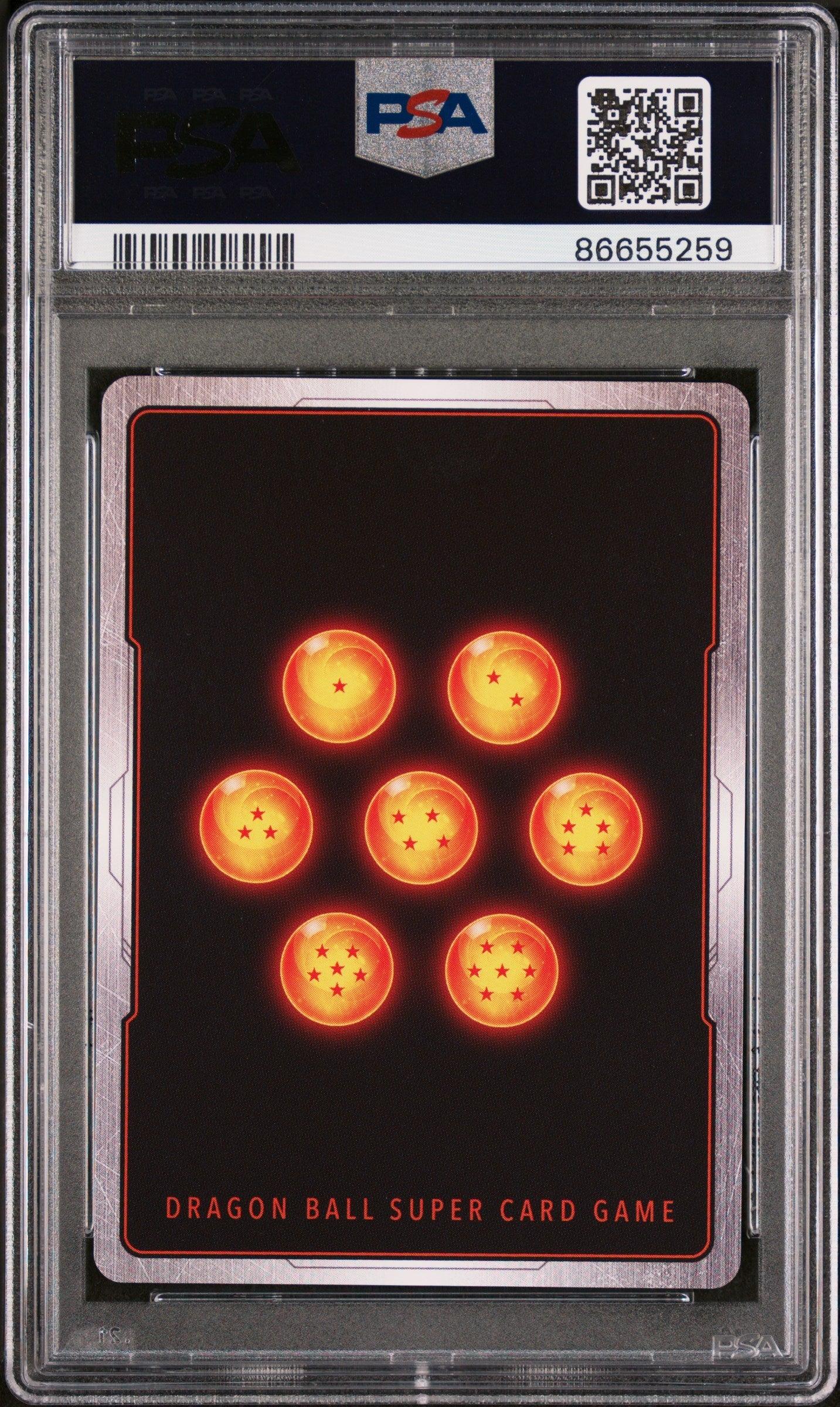 2022 DRAGON BALL SUPER MYTHIC BOOSTER SS3 GOGETA, THWRT/EMP #P-308 - PSA 10