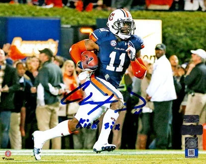Chris Davis Autographed Auburn Tigers 8x10 Photo w/ "Kick 6" - Radtke