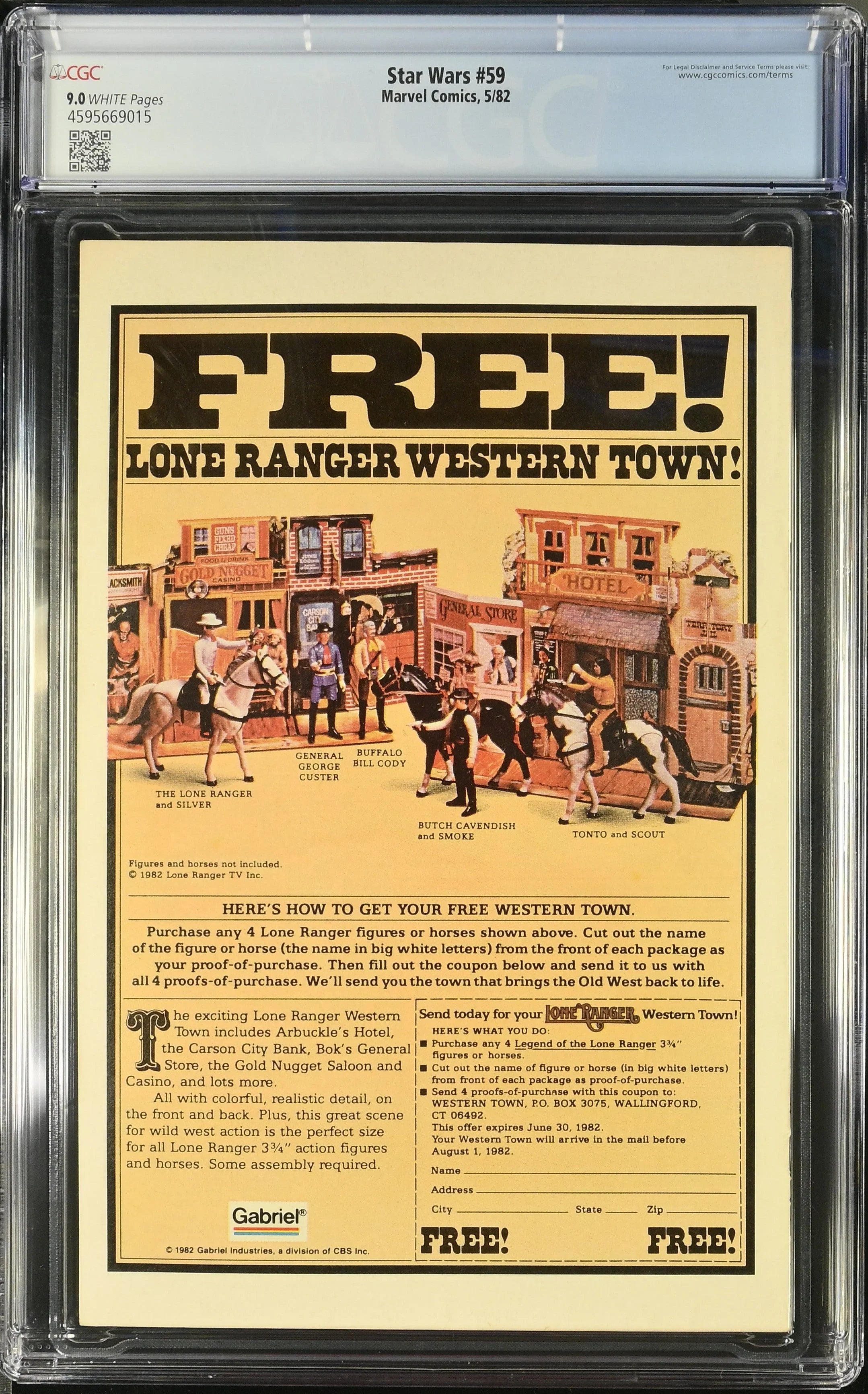 Star Wars #59 (5/82) Graded CGC 9