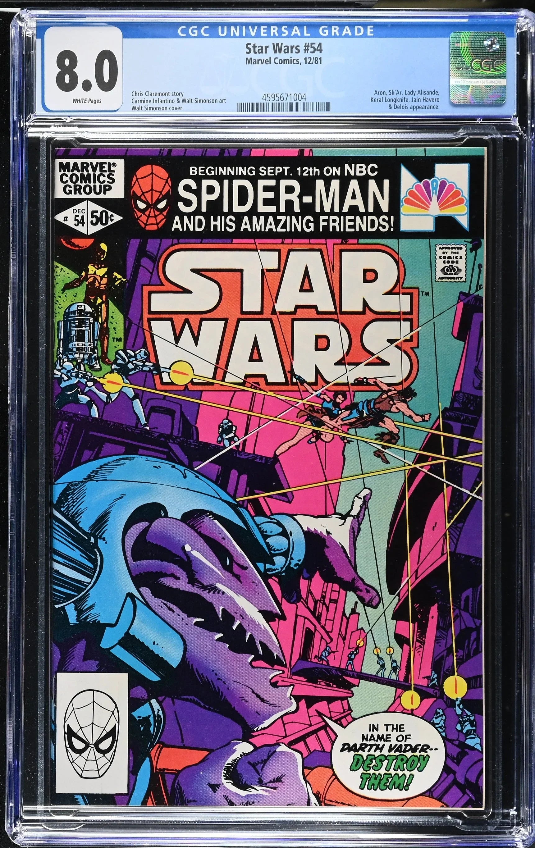 Star Wars #54 (12/81) Graded CGC 8