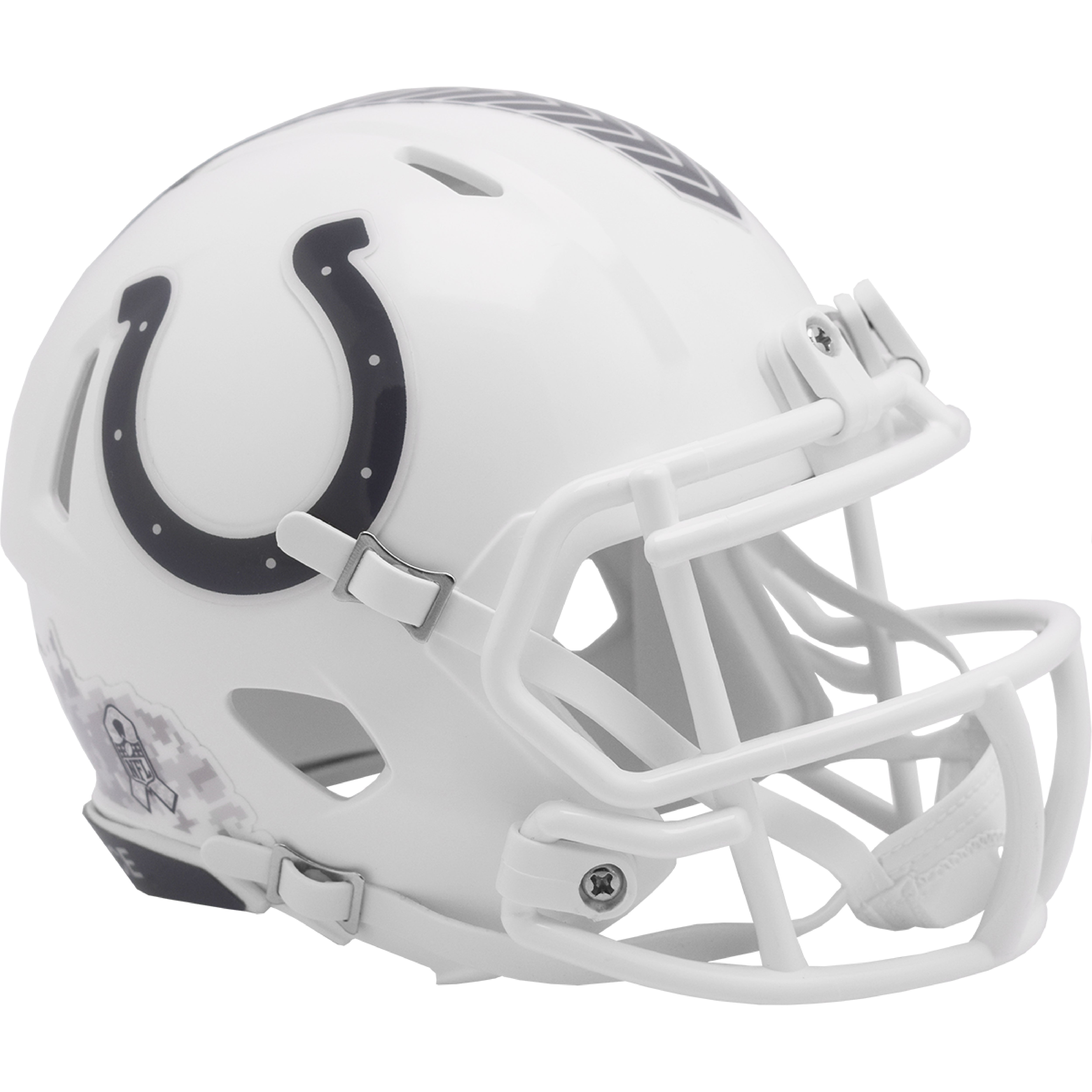 Indianapolis Colts 2024 Salute to Service Riddell Speed Mini Football Helmet