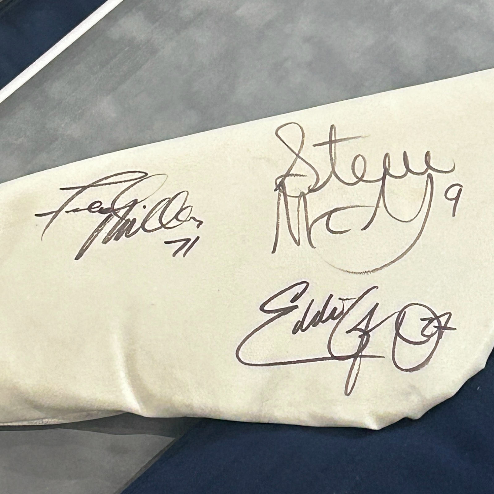 Tennessee Titans Legends Autographed Deluxe Framed Titans Jacket - JSA