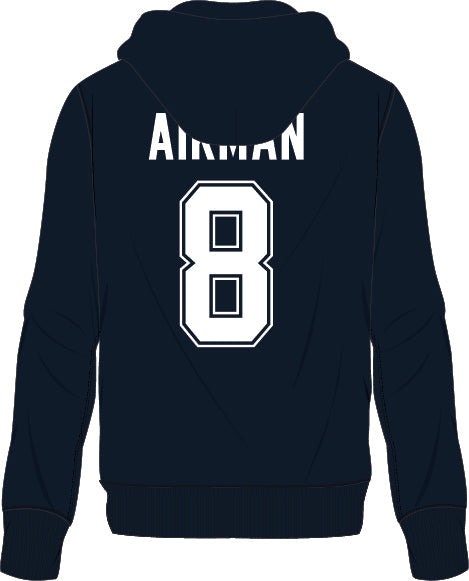 Troy Aikman Dallas Cowboys Mitchell & Ness Throwback Name/Number Fleece Hoodie