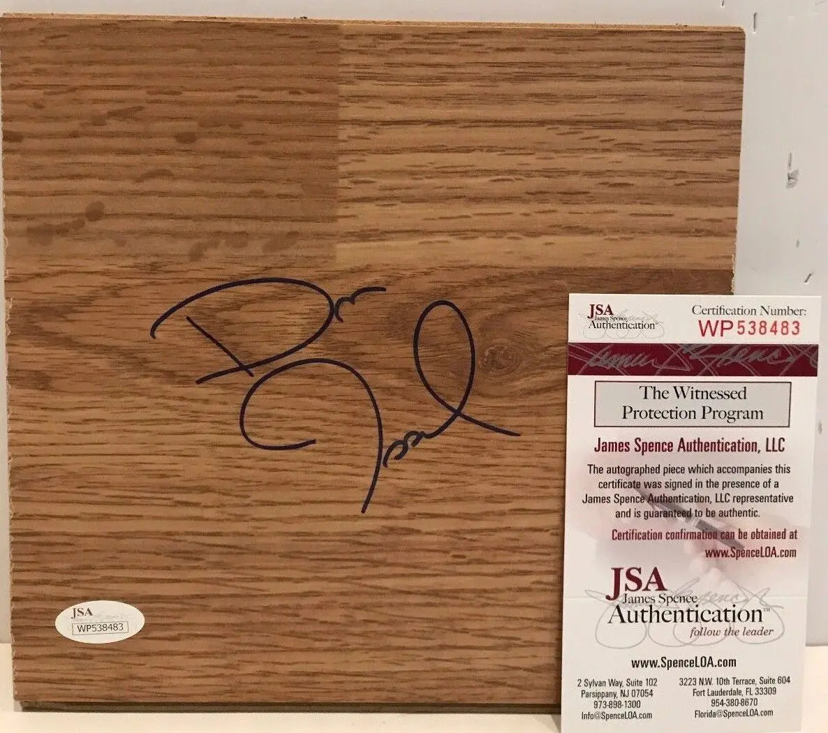 Dan Issel Autographed Signed Floorboard Jsa Coa