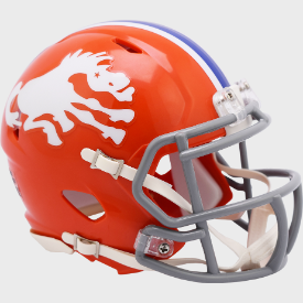 Denver Broncos 1966 Riddell Mini Speed Throwback Helmet - NFL