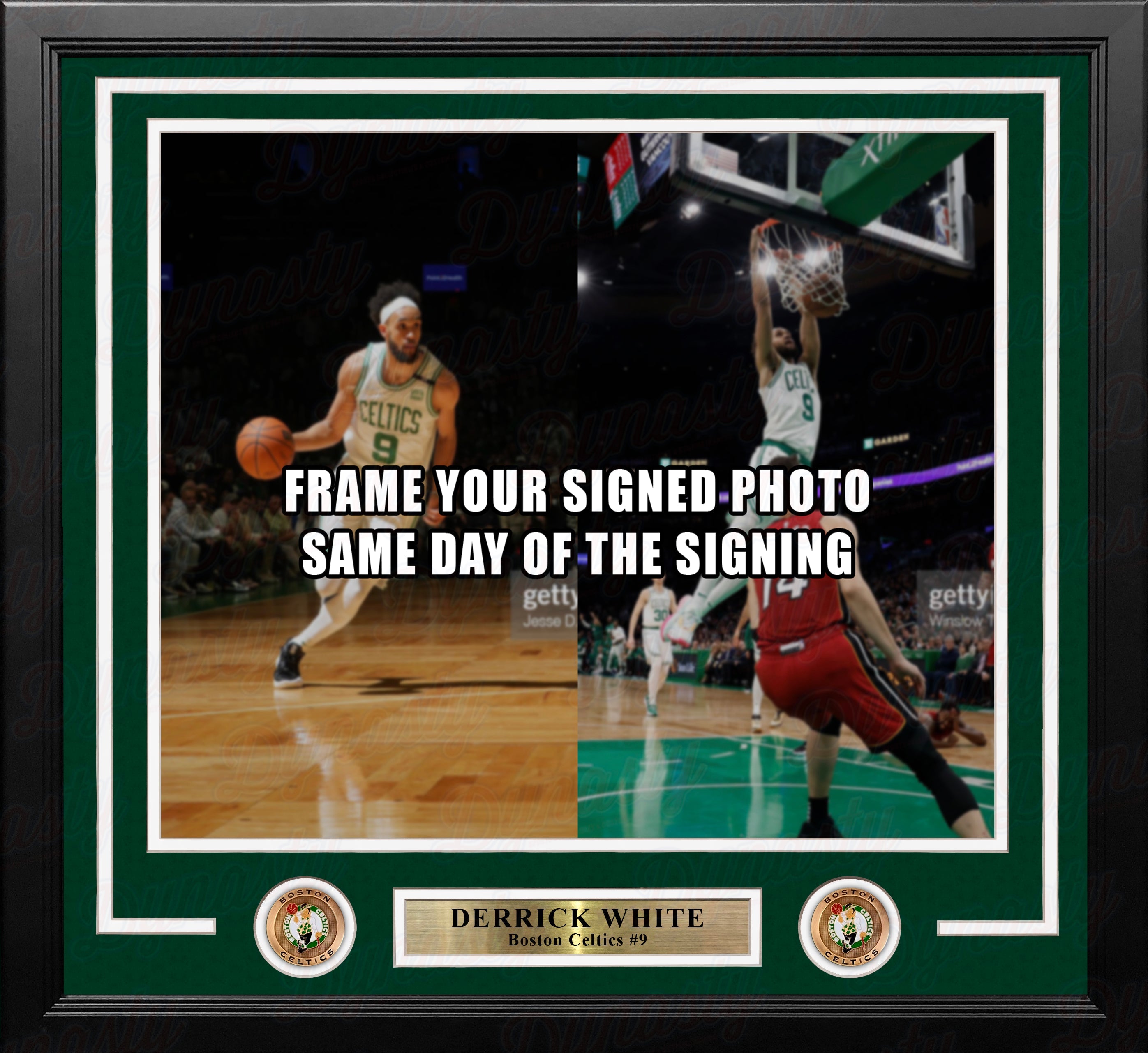 Derrick White Boston Celtics Photo Frame Kit