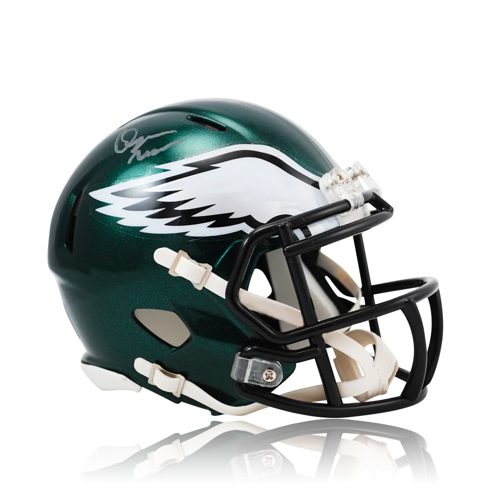 Quinyon Mitchell Philadelphia Eagles Autographed Mini-Helmet
