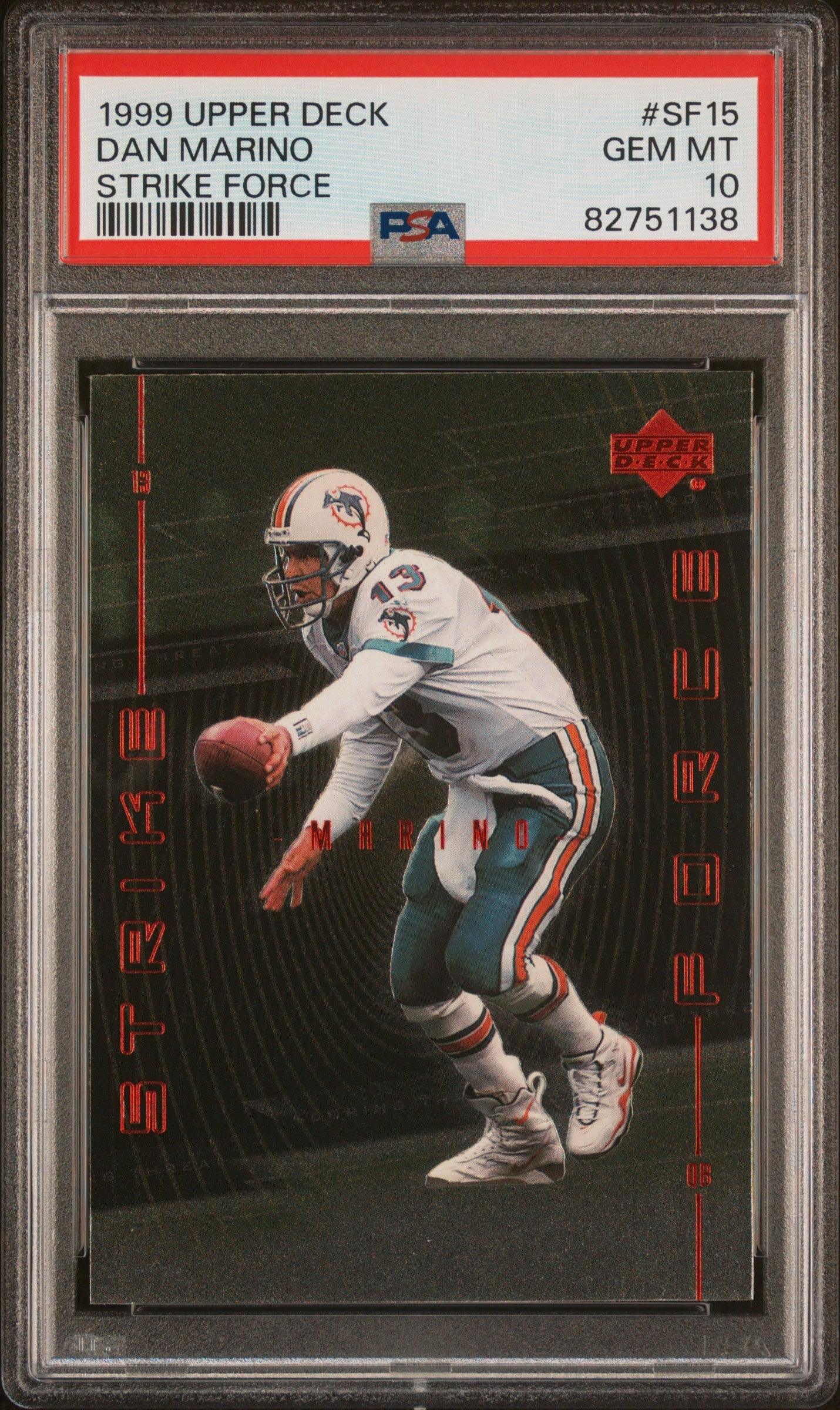 1999 UPPER DECK STRIKE FORCE DAN MARINO #SF15 - PSA 10
