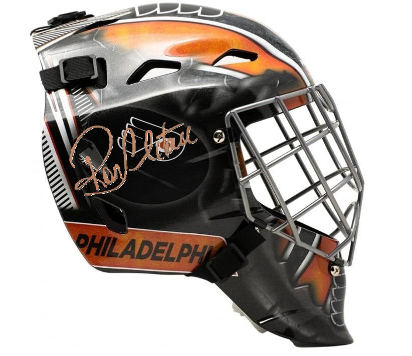 Ron Hextall Philadelphia Flyers Autographed NHL Hockey Goalie Mini-Mask