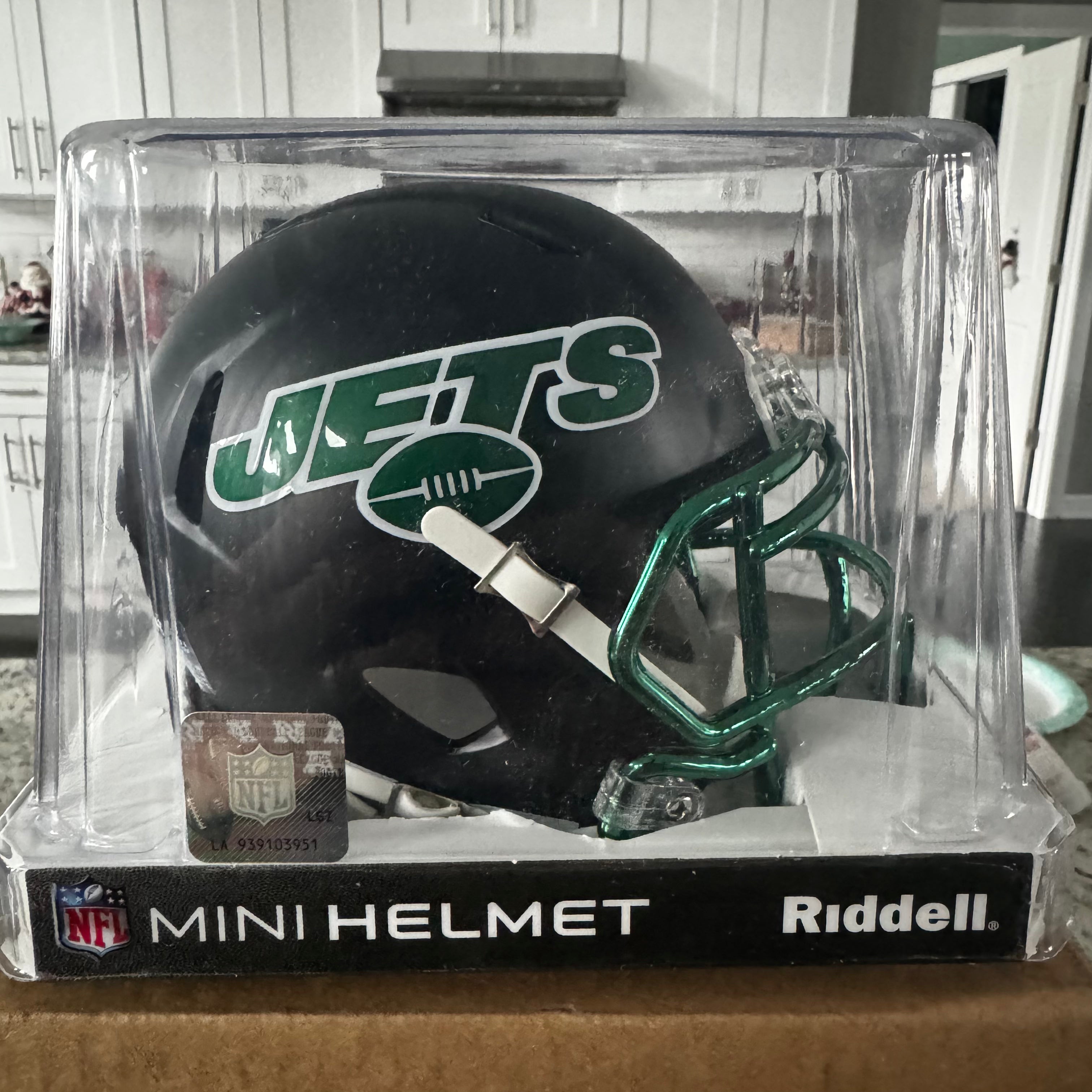 New York Jets NFL Mini Speed Football Helmet 2022 Alternate On-Field