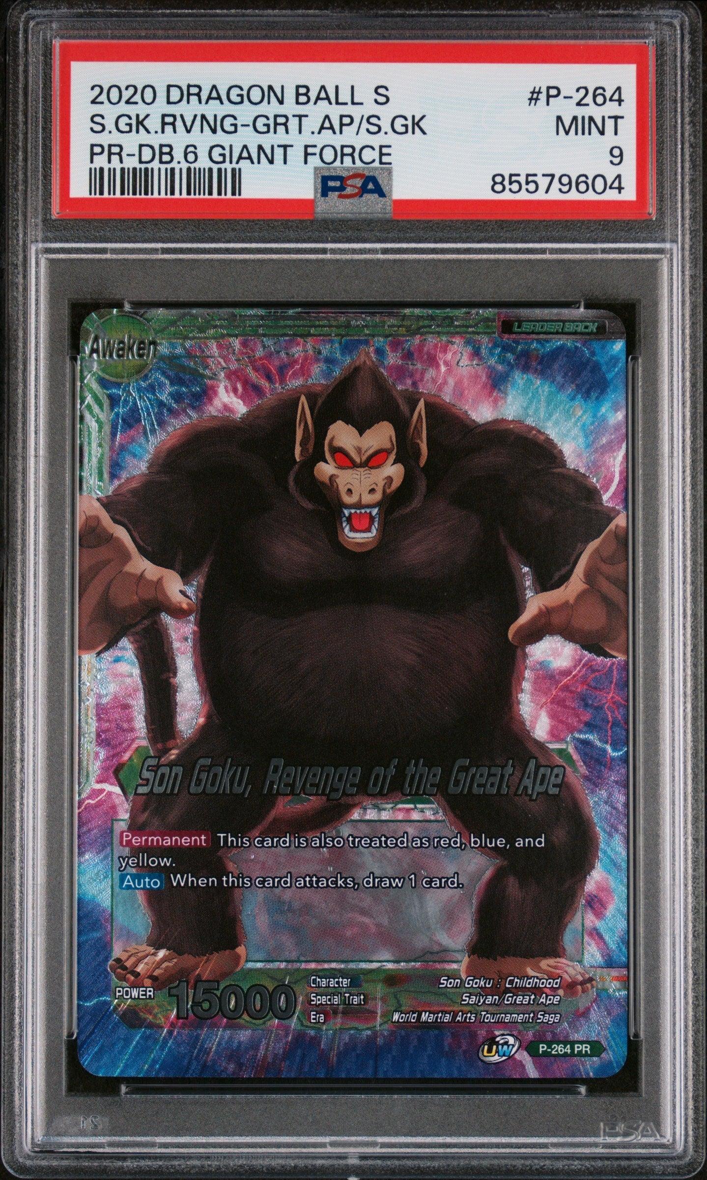 2020 DRAGON BALL SUPER S.GK.RVNG-GRT.AP/S.GK #P-264 - PSA 9