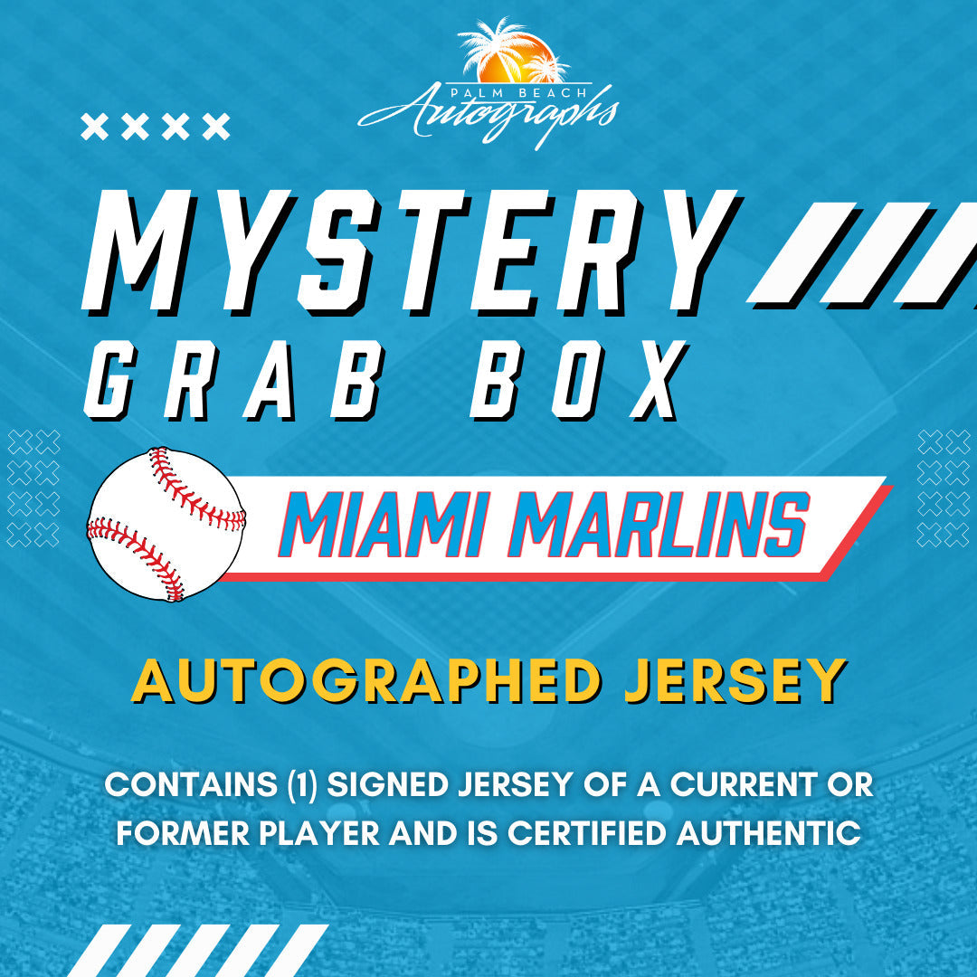 Mystery Grab Box - Miami Marlins MLB Autographed Jersey