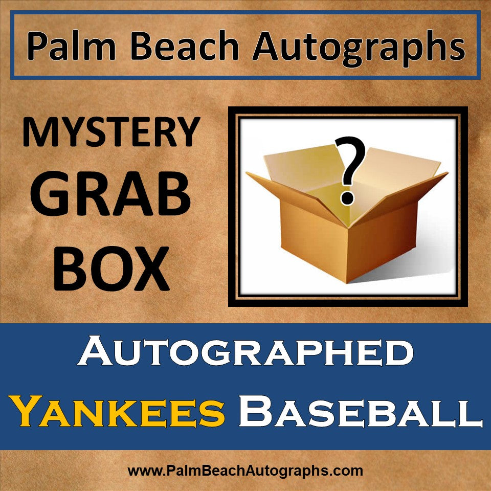 MYSTERY GRAB BOX - New York Yankees Player Autographed MLB Baseball
