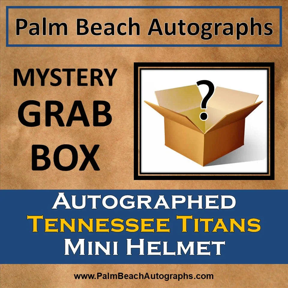 MYSTERY GRAB BOX - Autographed Tennessee Titans Mini Helmet
