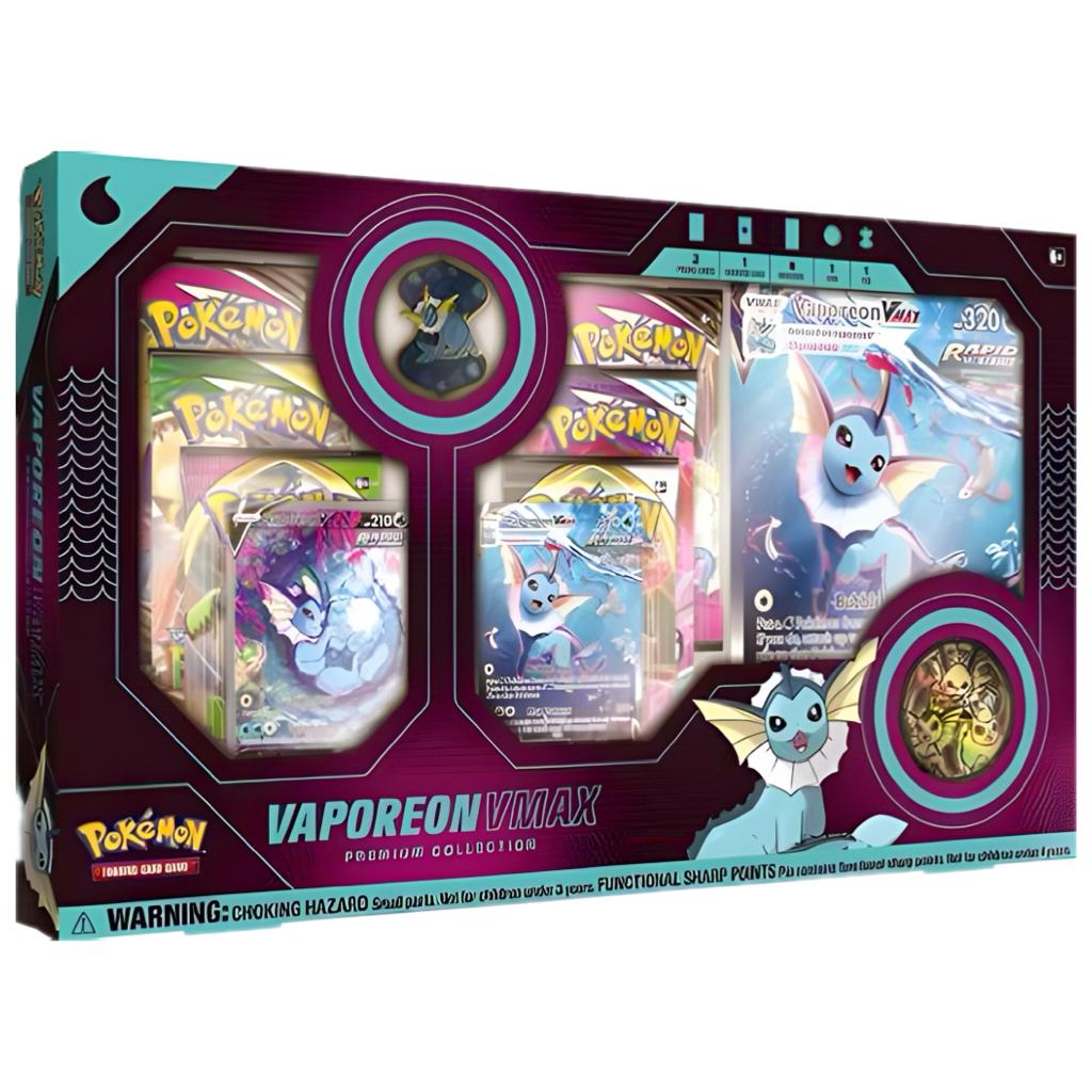 Pokemon TCG: Vaporeon, Flareon, or Jolteon VMAX Premium Collection Boxes