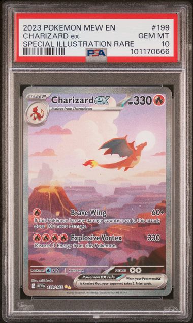 2023 POKEMON MEW EN-151 #199 CHARIZARD EX SPECIAL ILLUSTRATION RARE