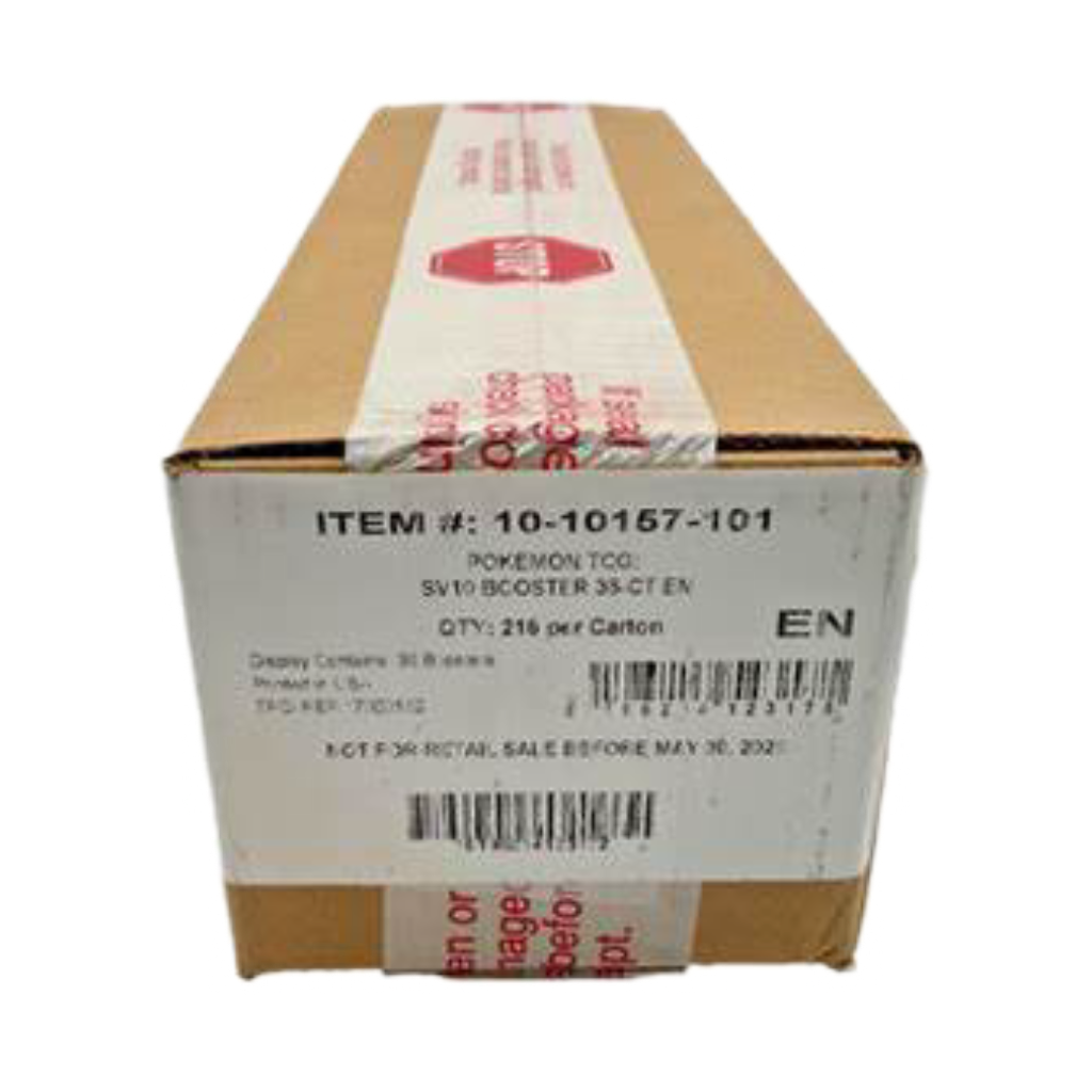 Pokemon TCG: Destined Rivals Booster Box Case (6 Booster Boxes/216 packs)- SV10: