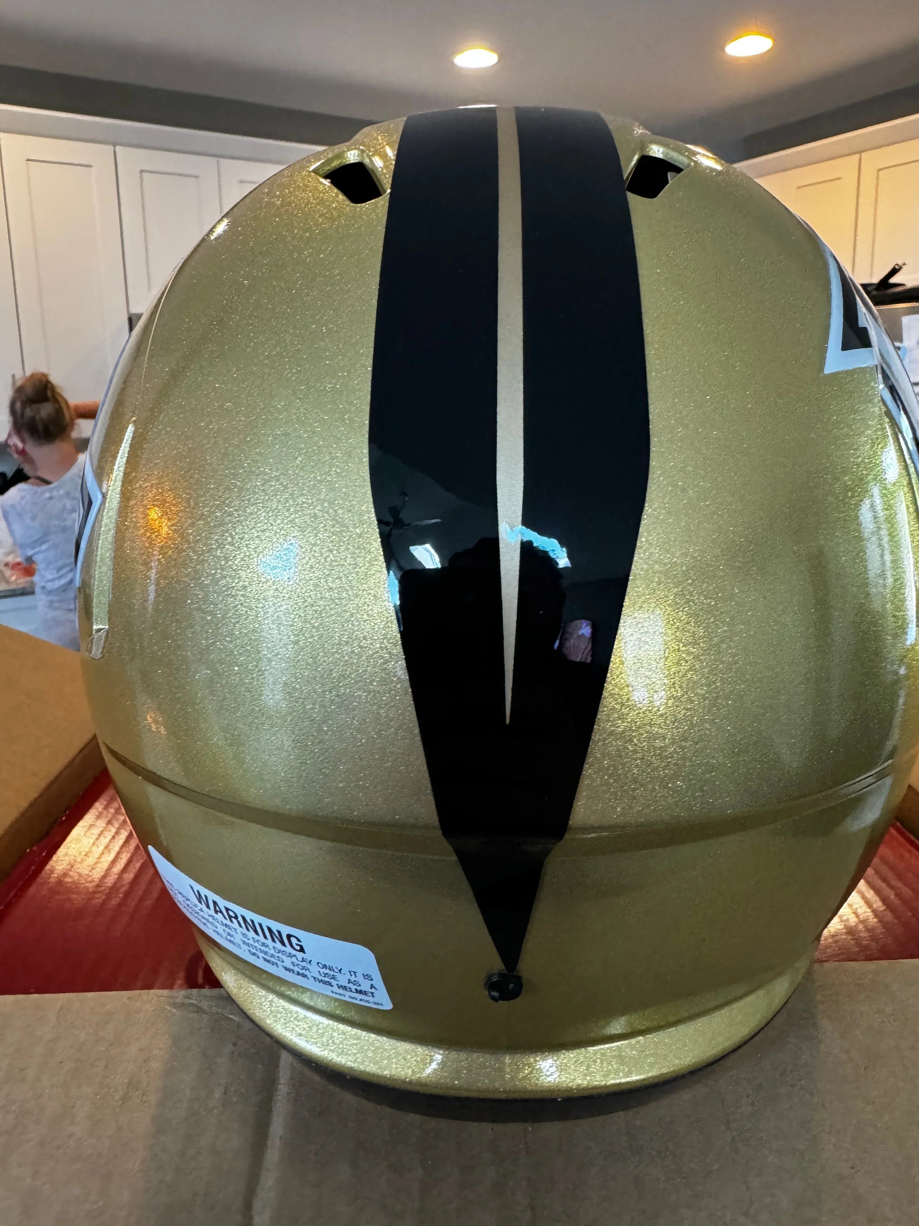 Central Florida Golden Knights Full Size Speed Replica Football Helmet UCF Gold NCAA