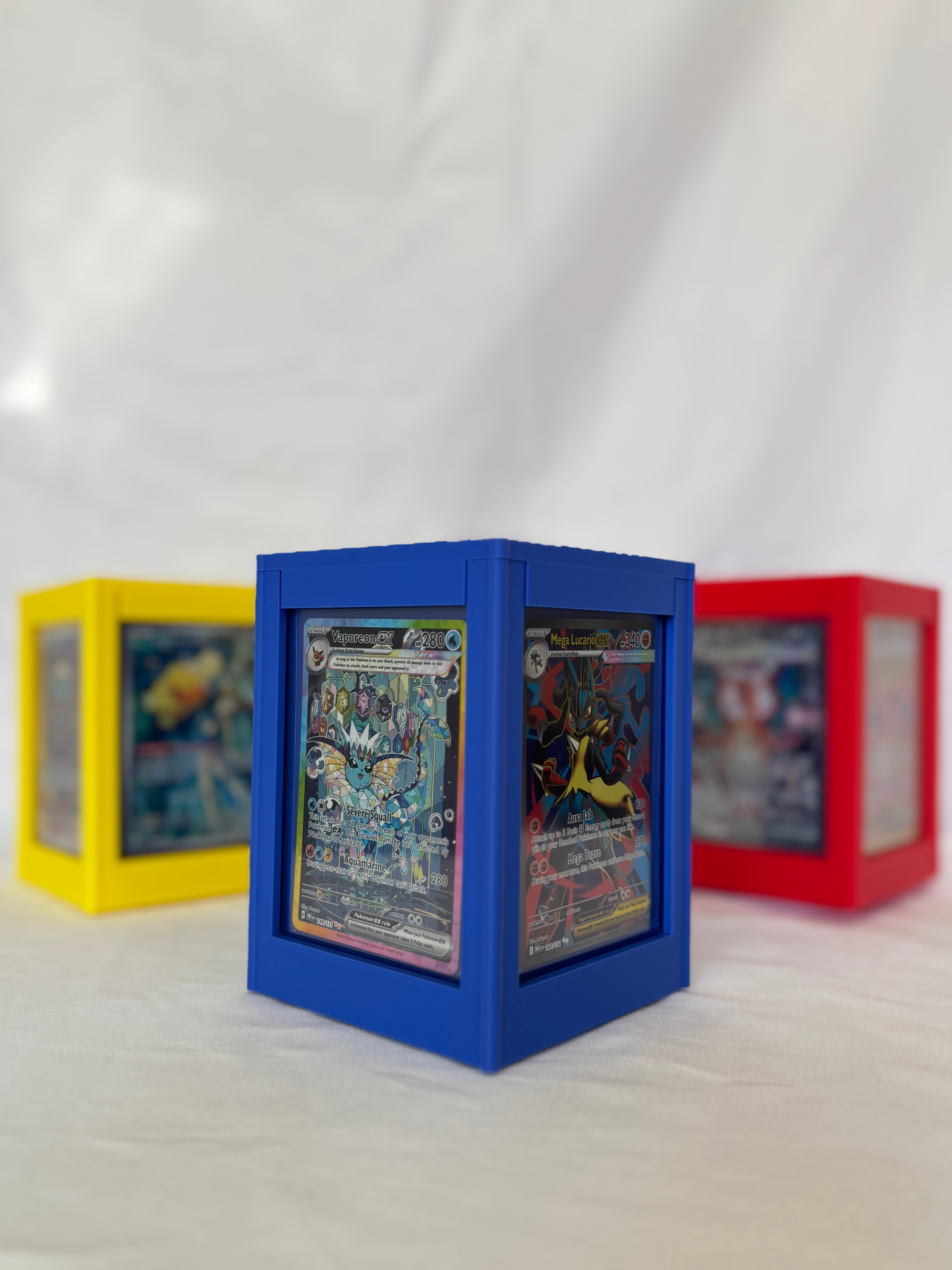 4-Sided Rotating Tower for Cards in Toploaders
