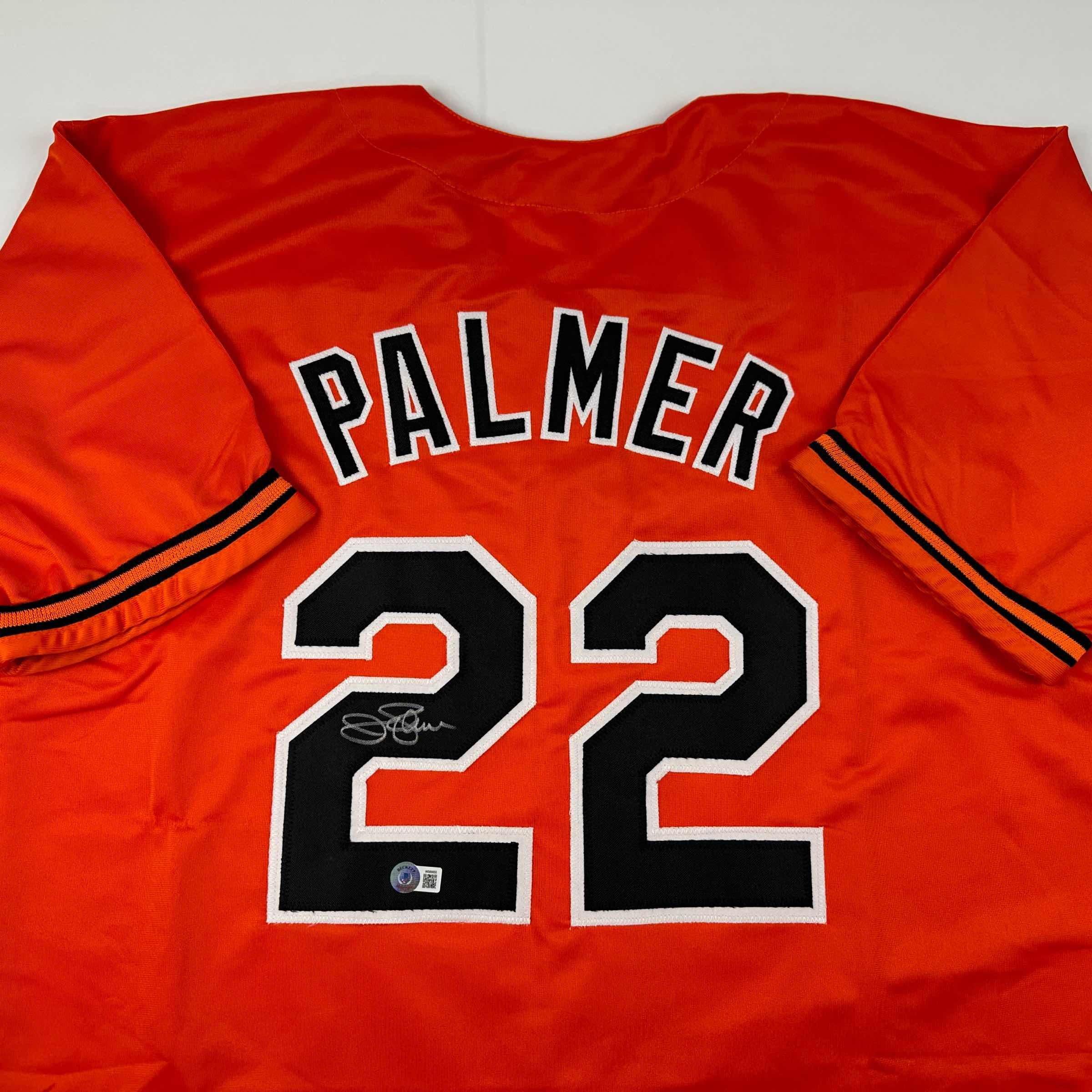 Autographed/Signed Jim Palmer Baltimore Orange Baseball Jersey Beckett BAS COA