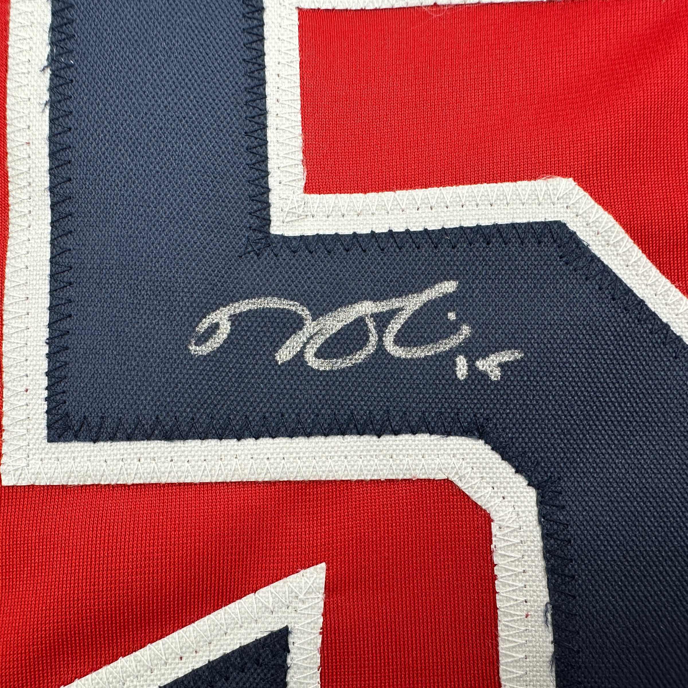 Autographed/Signed Dustin Pedroia Boston Red Baseball Jersey JSA COA