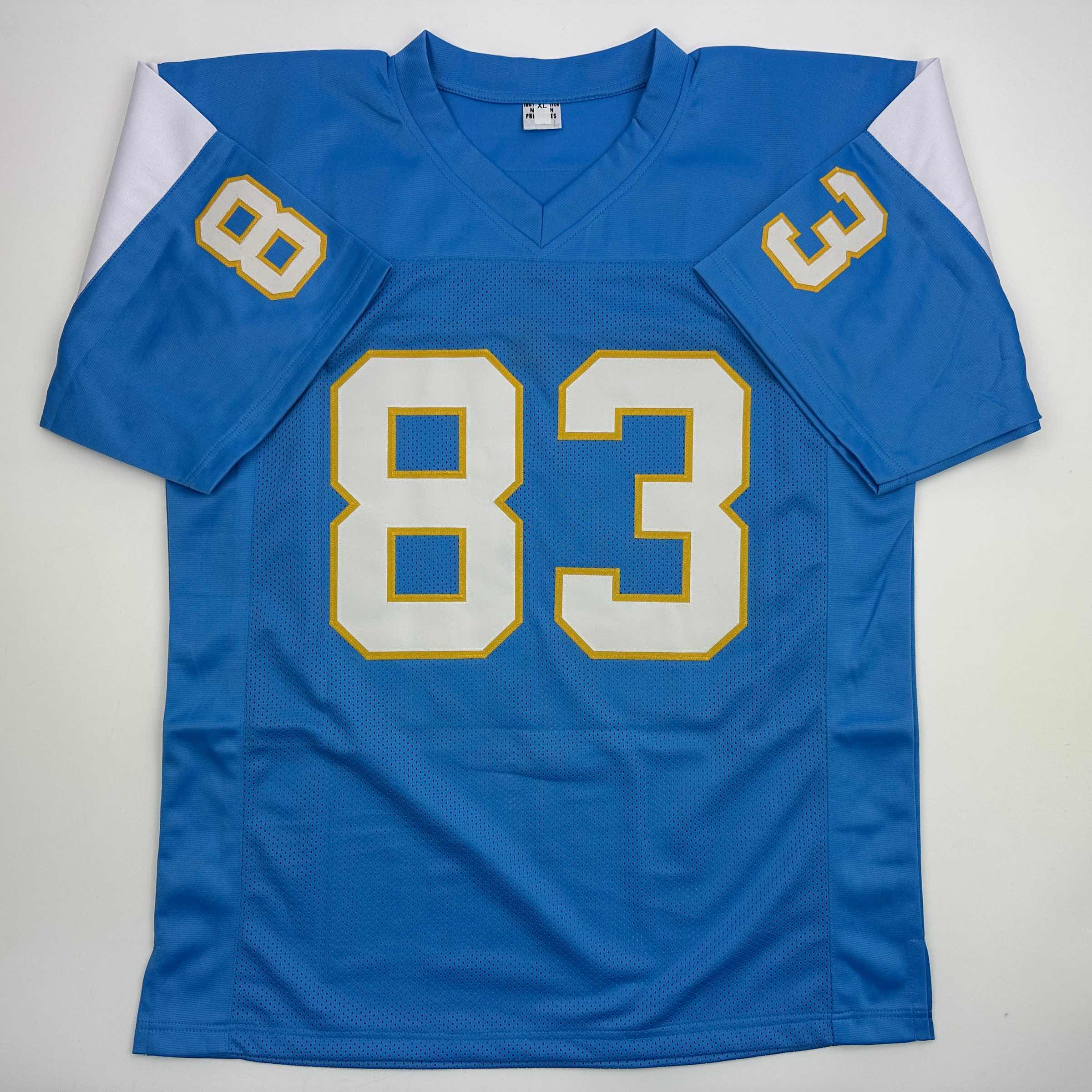 Autographed/Signed Anthony Miller San Diego Los Angeles LA Powder Blue Football Jersey JSA COA