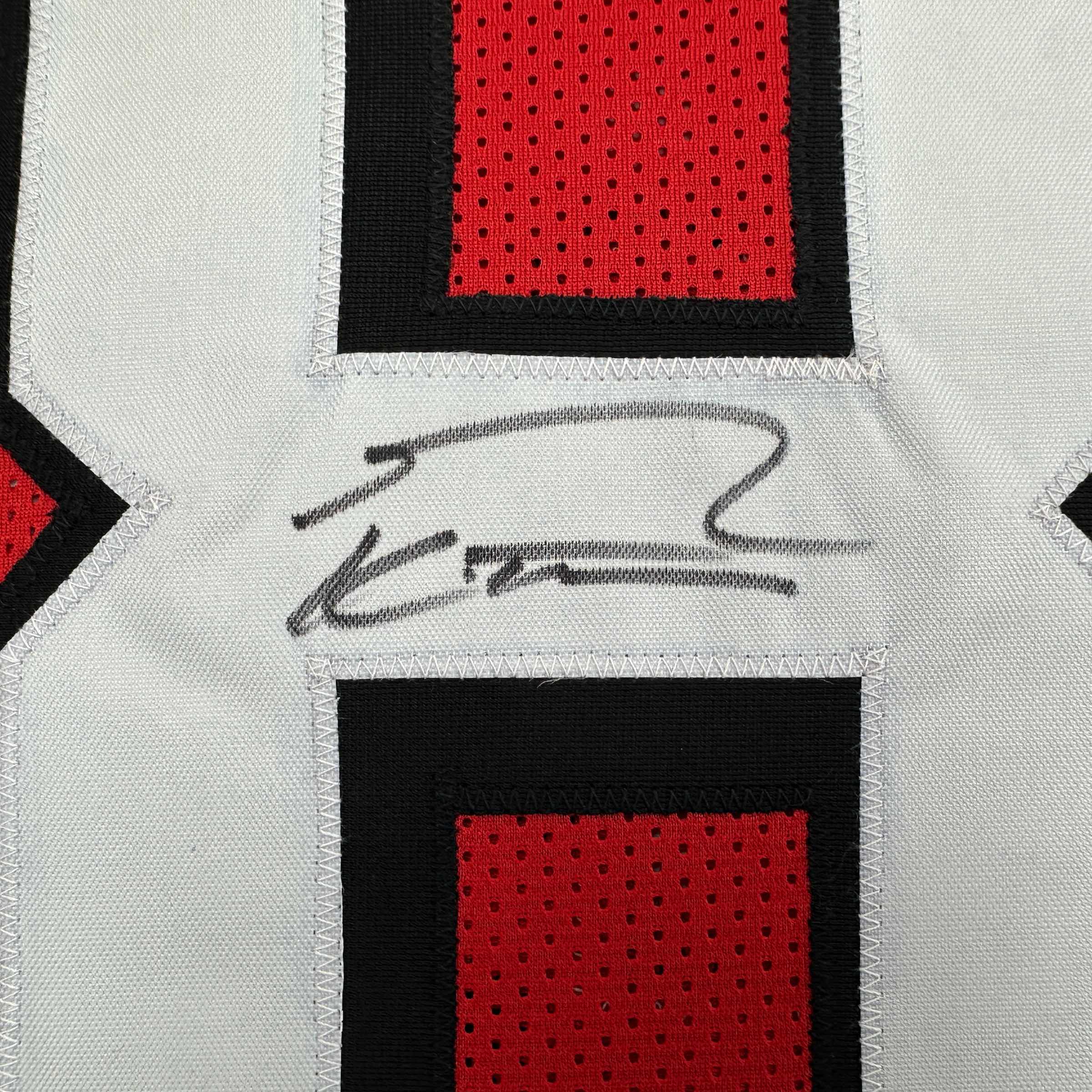 Autographed/Signed George Kittle San Francisco Red Alternate Football Jersey Beckett BAS COA