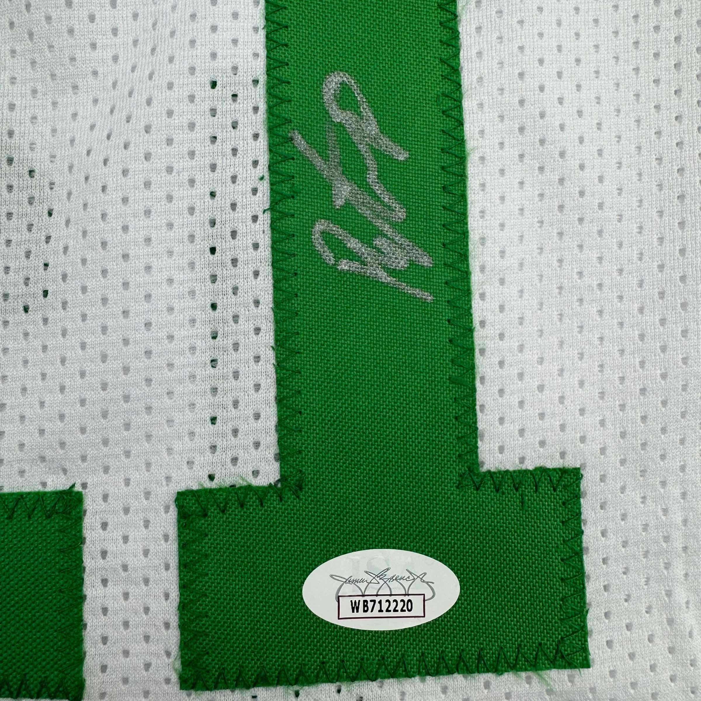 Autographed/Signed Payton Pritchard Boston White Basketball Jersey JSA COA