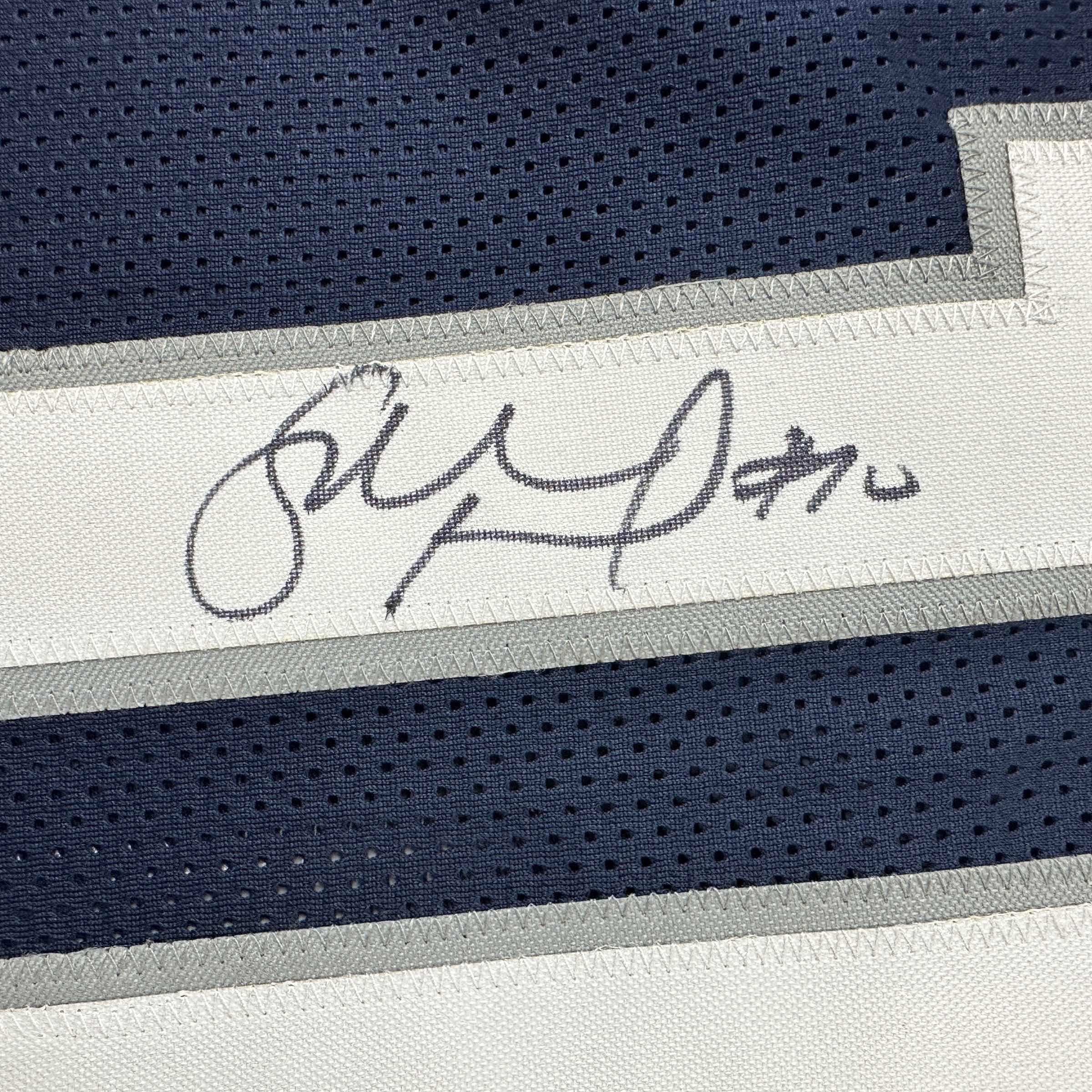 Autographed/Signed Sue Bird UConn Connecticut Blue College Basketball Jersey JSA COA