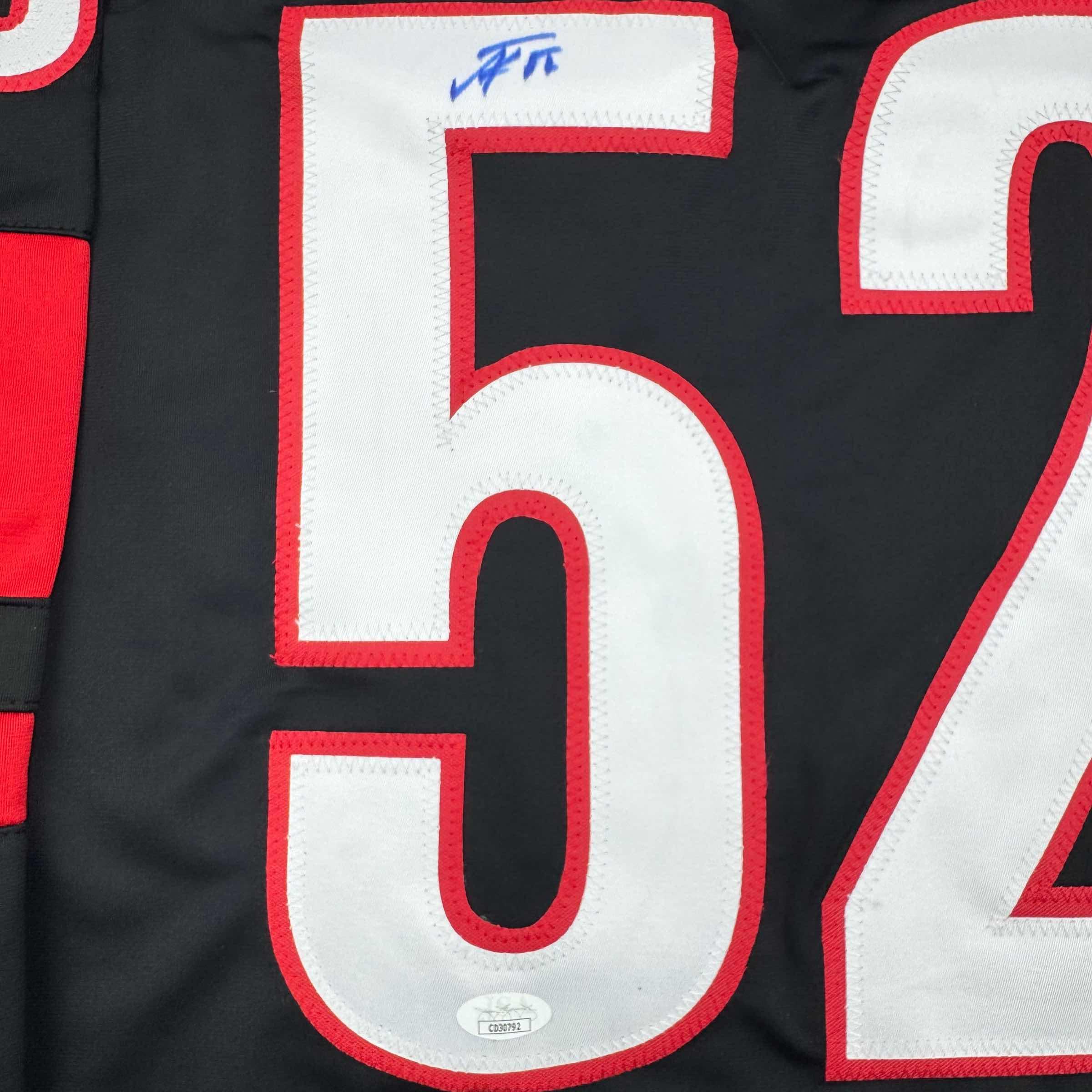 Autographed/Signed Pyotr Kochetkov Carolina Black Hockey Jersey JSA COA