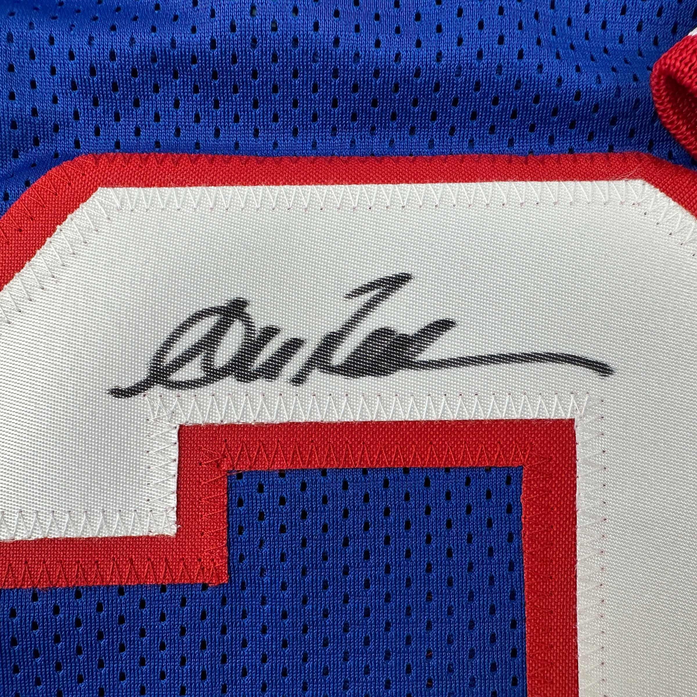 Autographed/Signed Andre Reed Buffalo Blue Football Jersey PSA/DNA COA