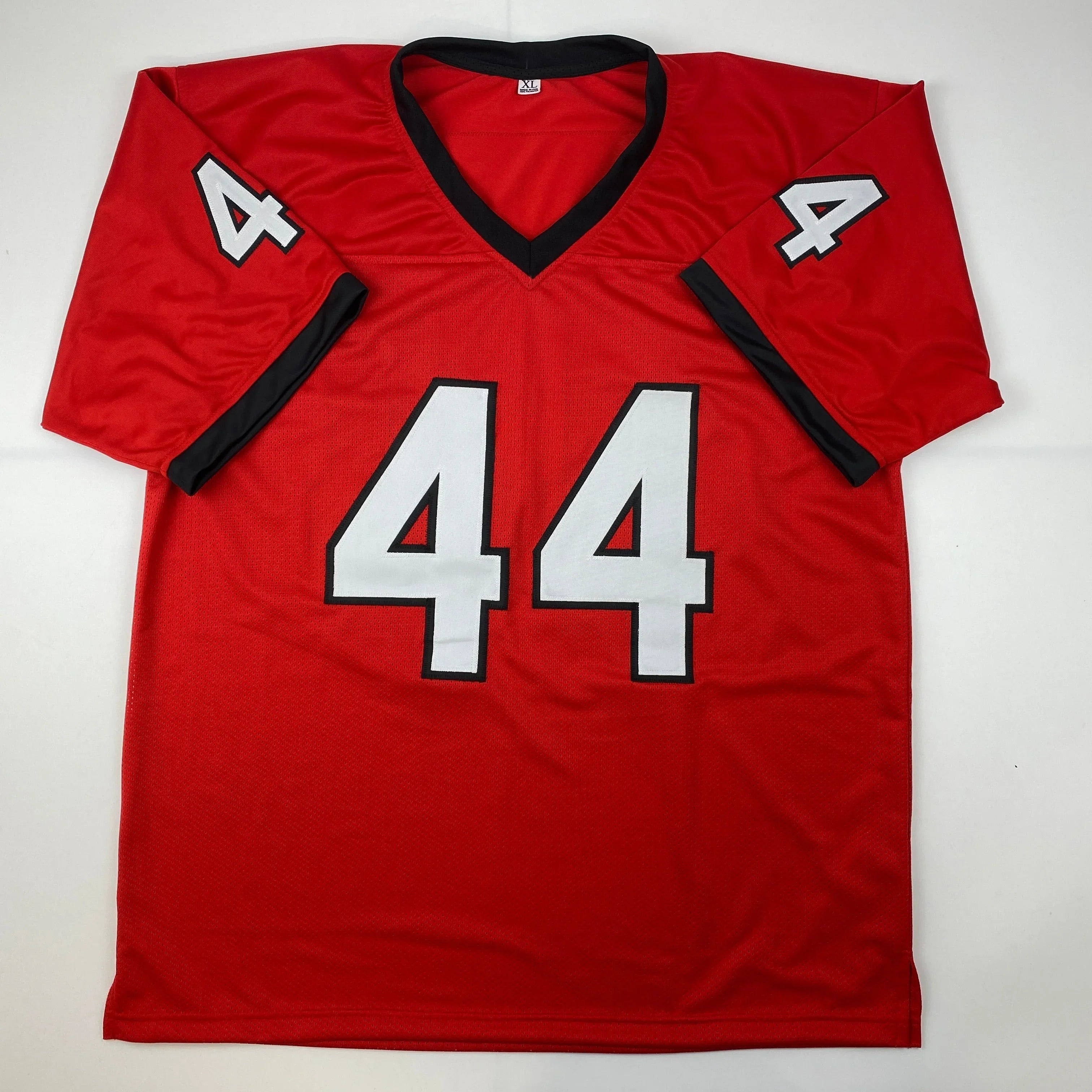 Autographed/Signed Travon Walker Georgia Red College Football Jersey Beckett BAS COA