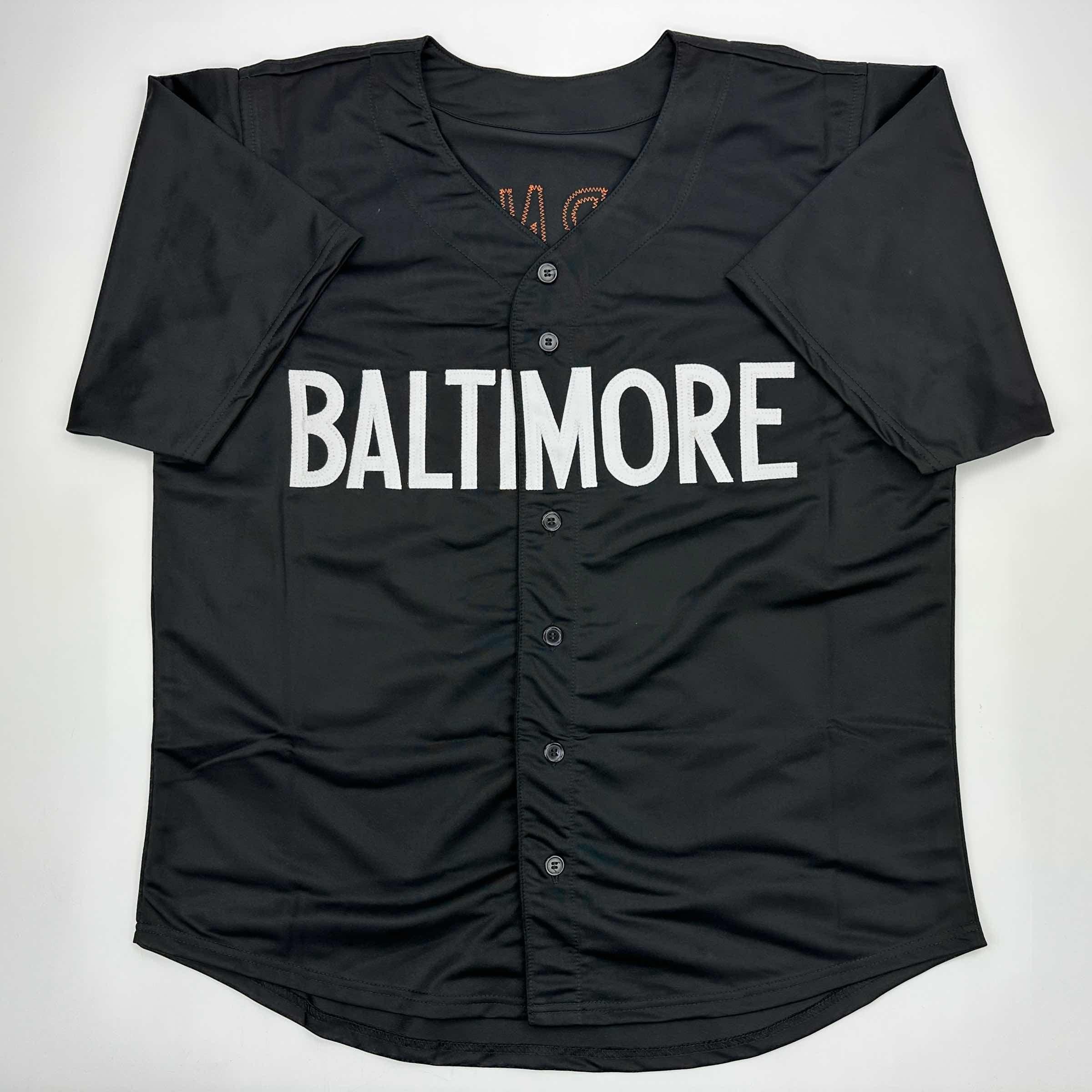 Autographed/Signed Corbin Burnes Baltimore Black City Connect Baseball Jersey Beckett BAS COA