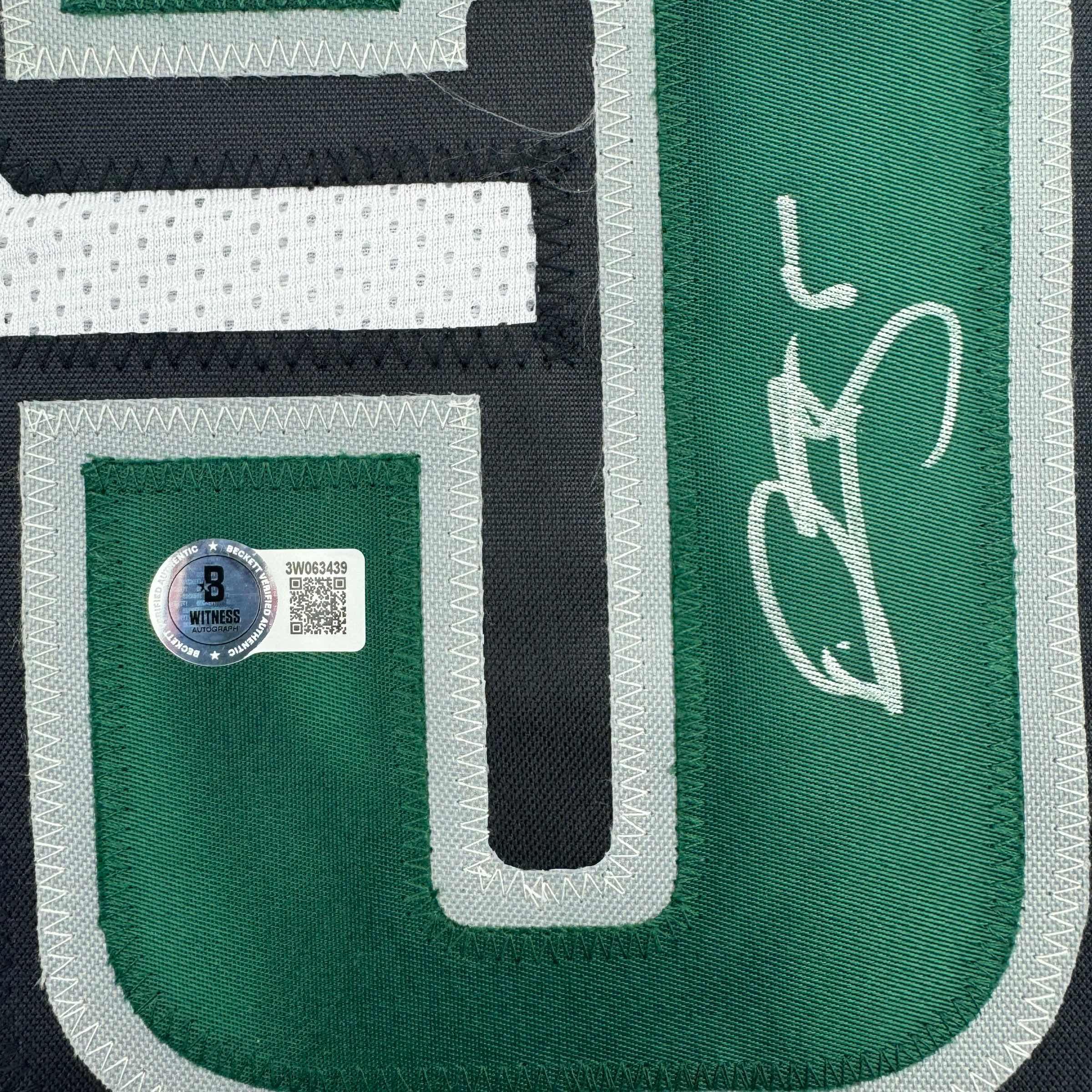 Autographed/Signed Donovan McNabb Philadelphia White Football Jersey JSA COA