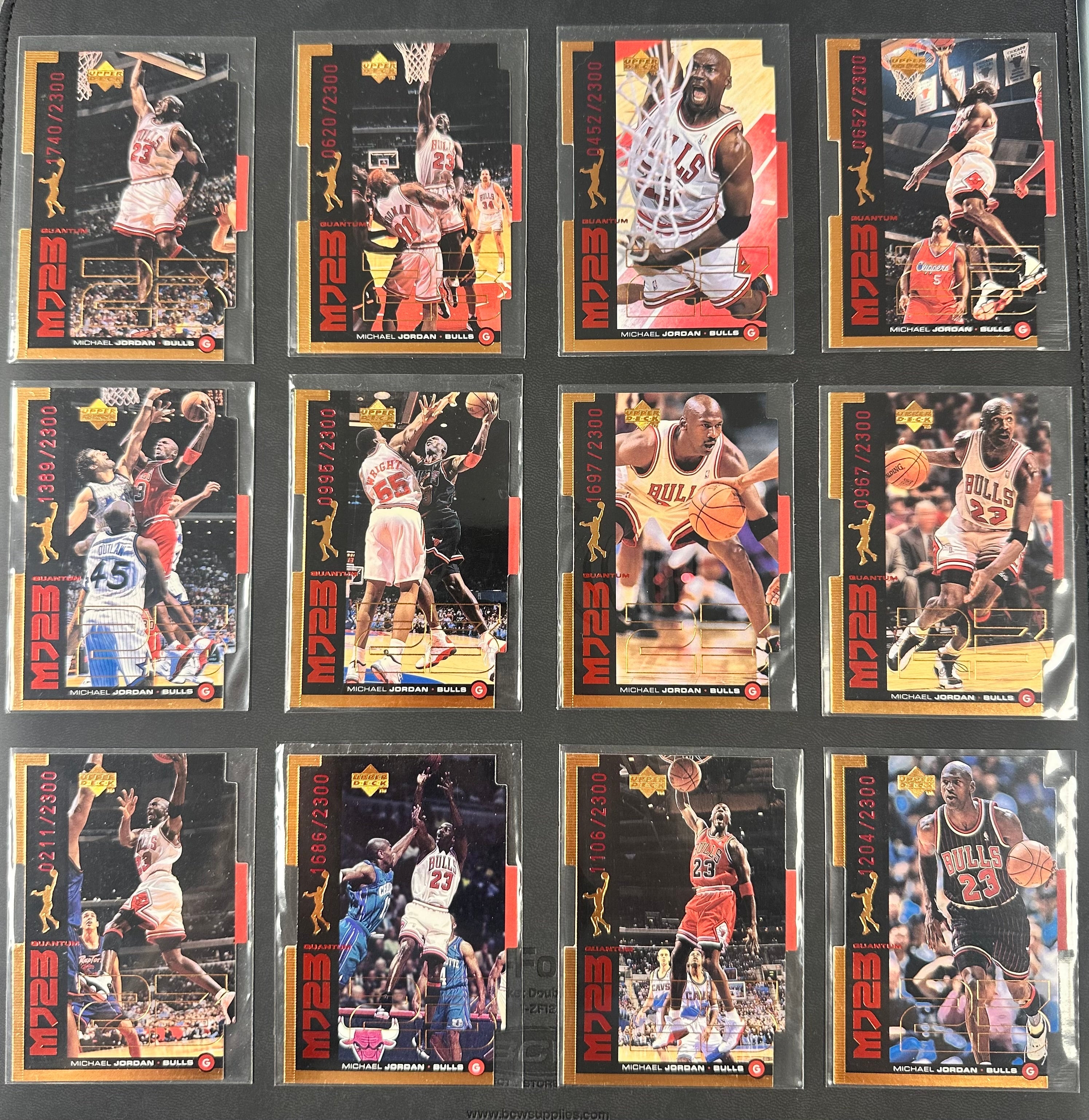 1998-99 Upper Deck MJ23 Tier 1 (Quantum Bronze) Michael Jordan FULL SET /2300