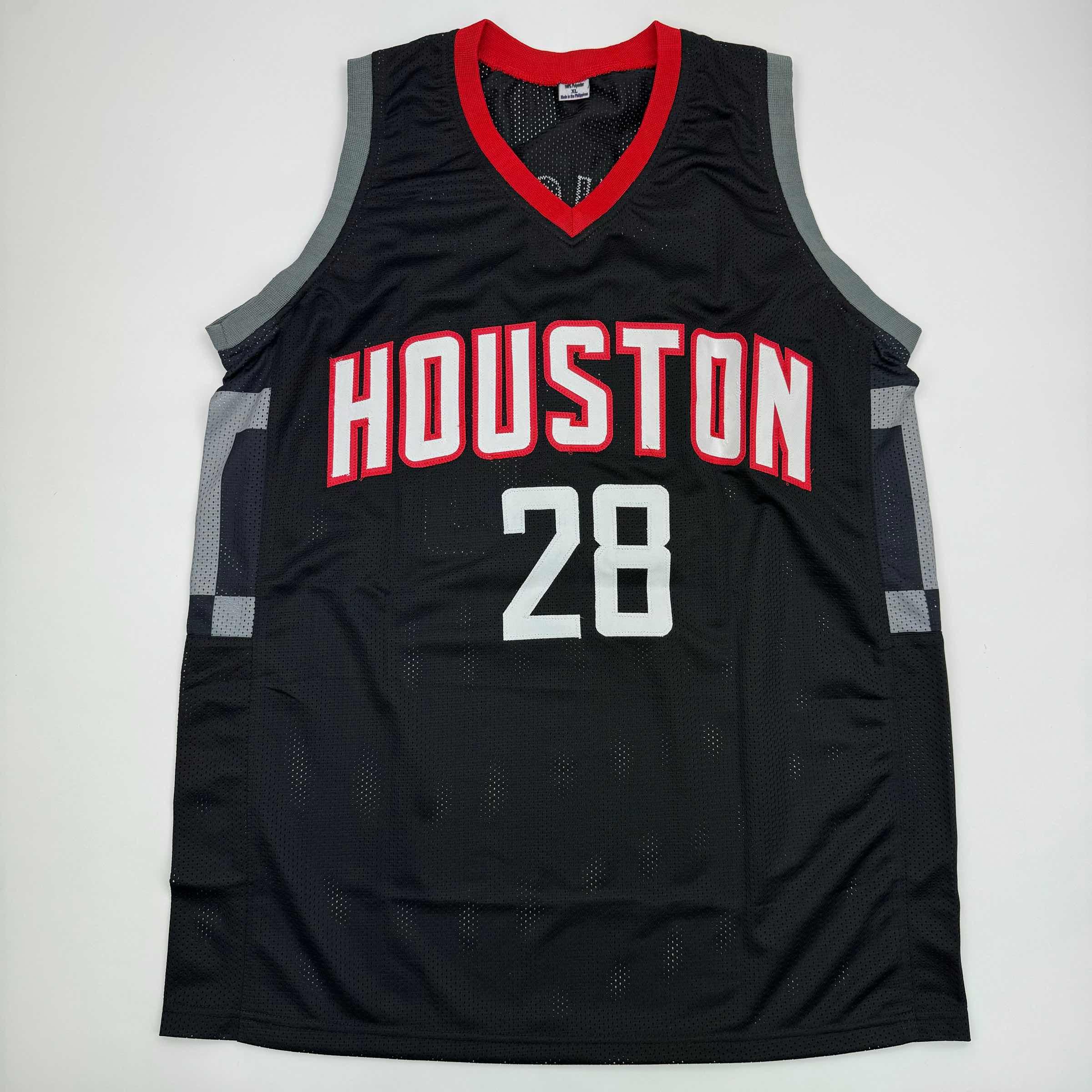 Autographed/Signed Alperen Sengun Houston Black Basketball Jersey Beckett BAS COA