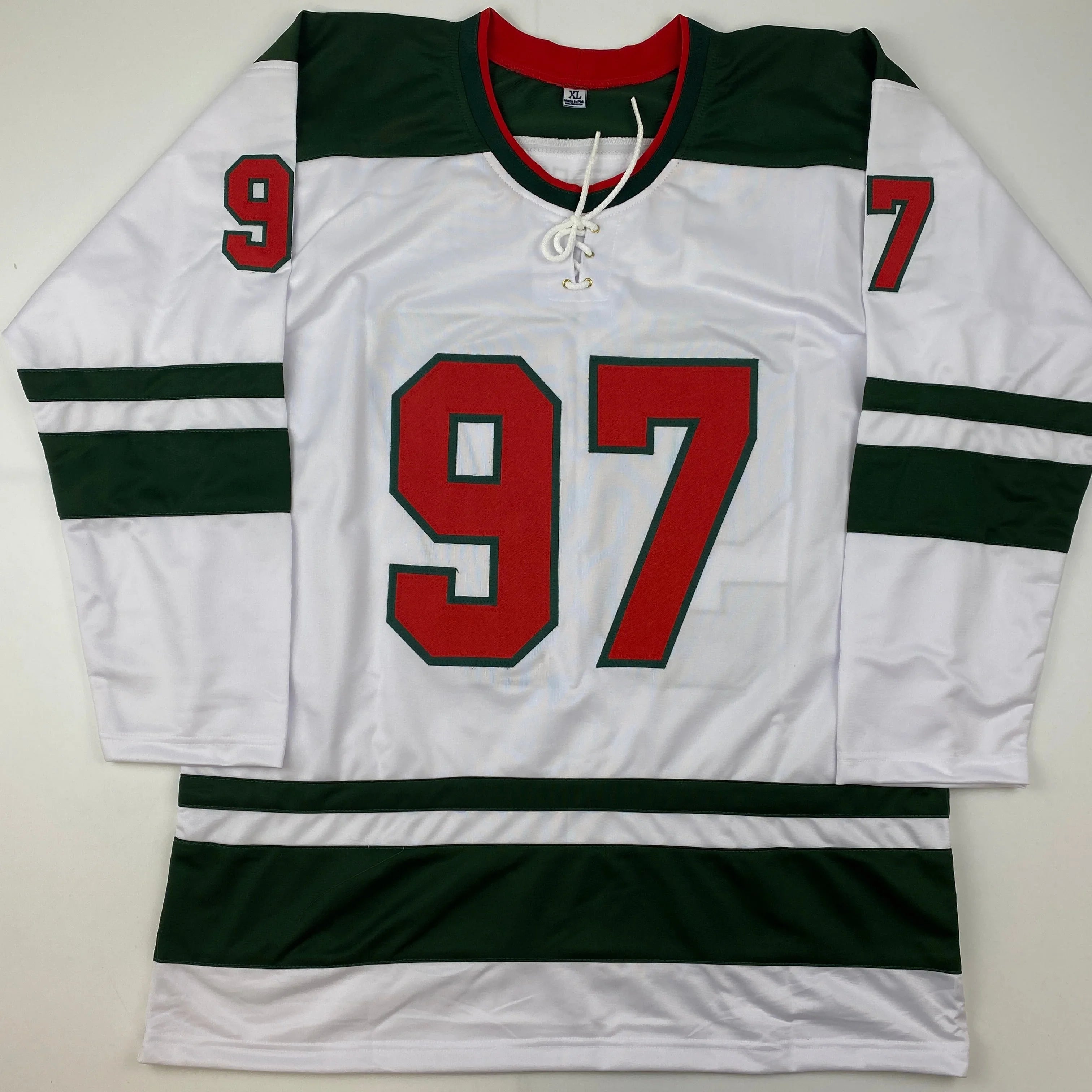 Autographed/Signed Kirill Kaprizov Minnesota White Hockey Jersey Beckett BAS COA