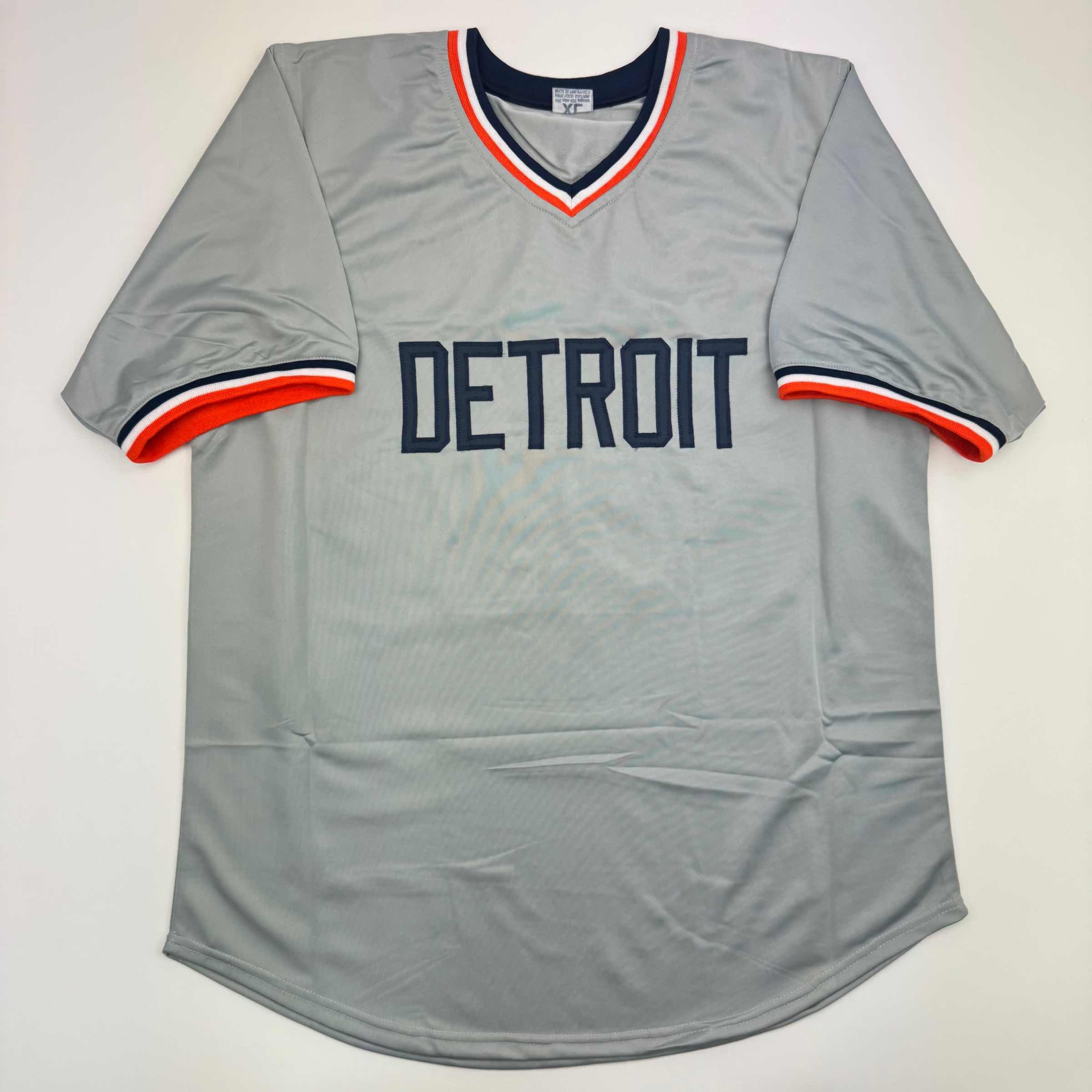 Autographed/Signed Jack Morris Detroit Grey Baseball Jersey JSA COA