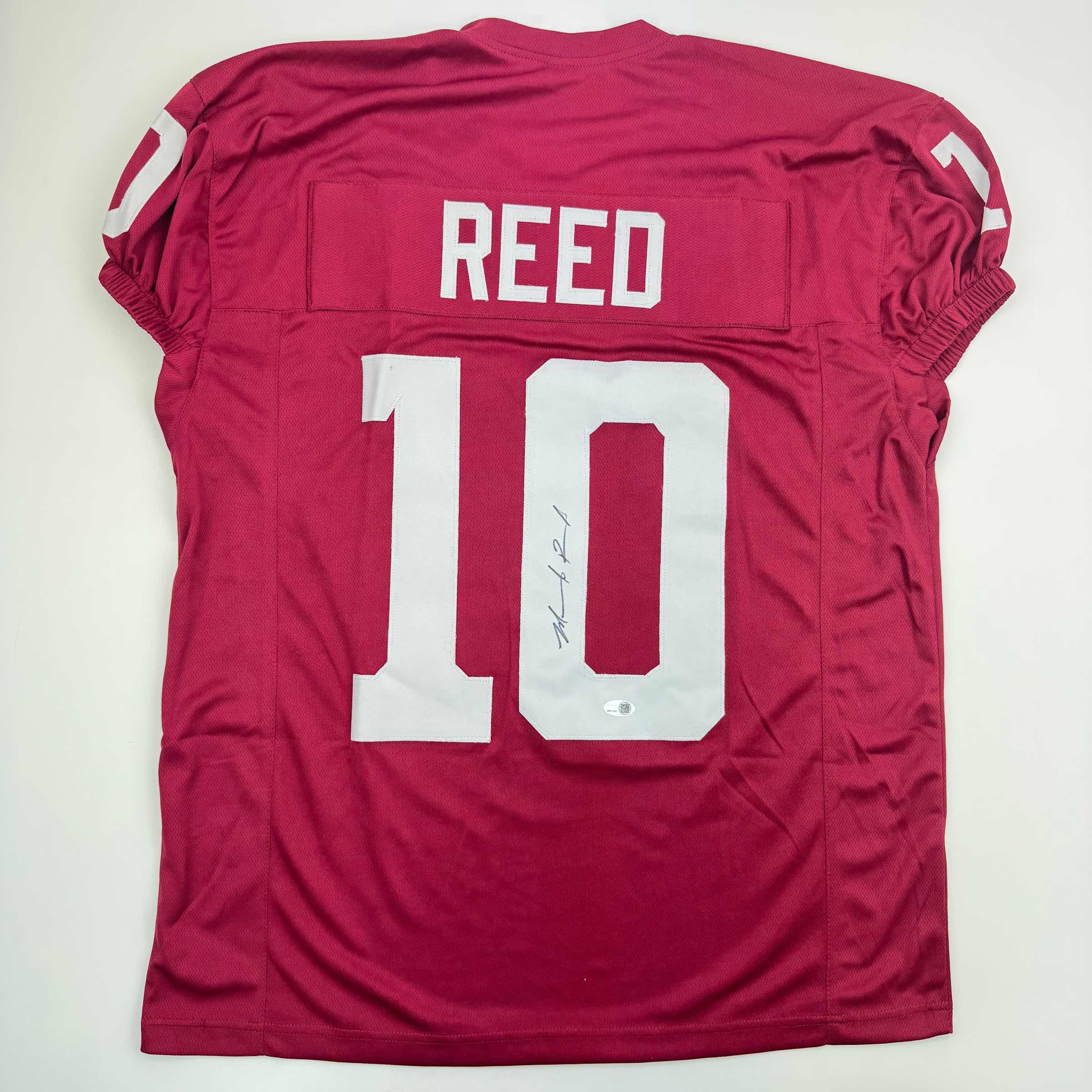 Autographed/Signed Marcel Reed Texas A&M Maroon College Football Jersey JSA COA