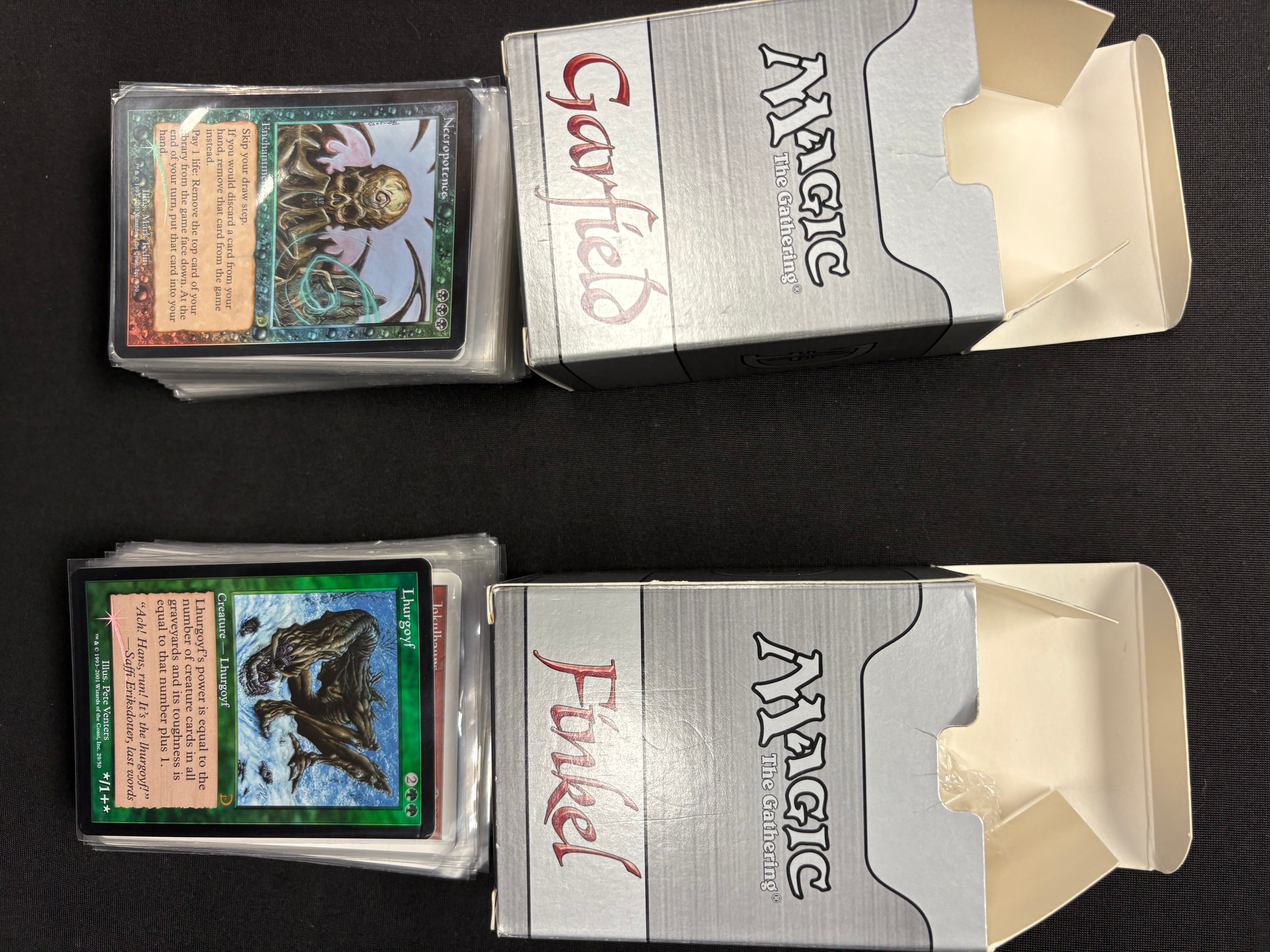 Deckmasters: Garfield vs. Finkel — opened, complete decks only