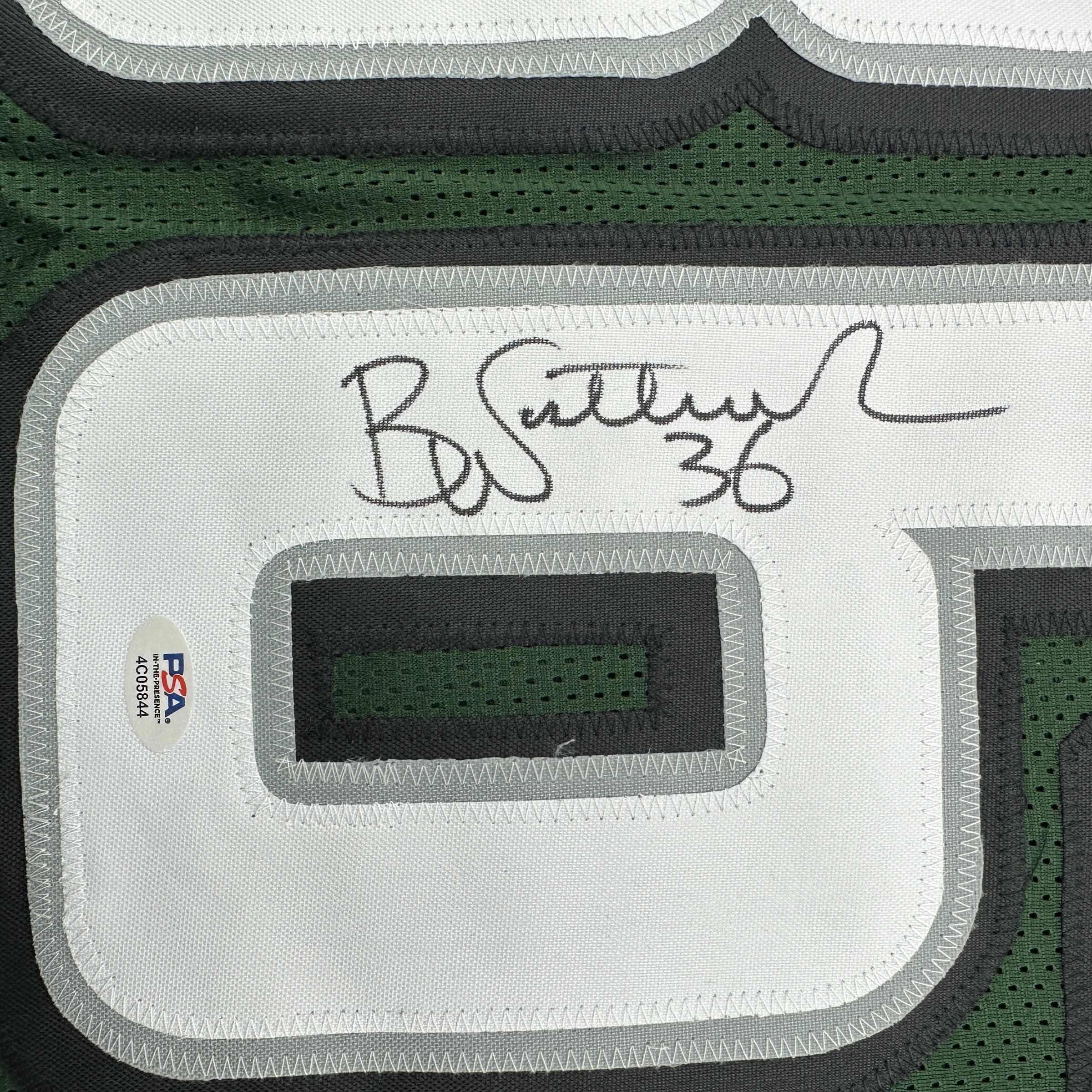 Autographed/Signed Brian Westbrook Philadelphia Green Football Jersey PSA/DNA COA