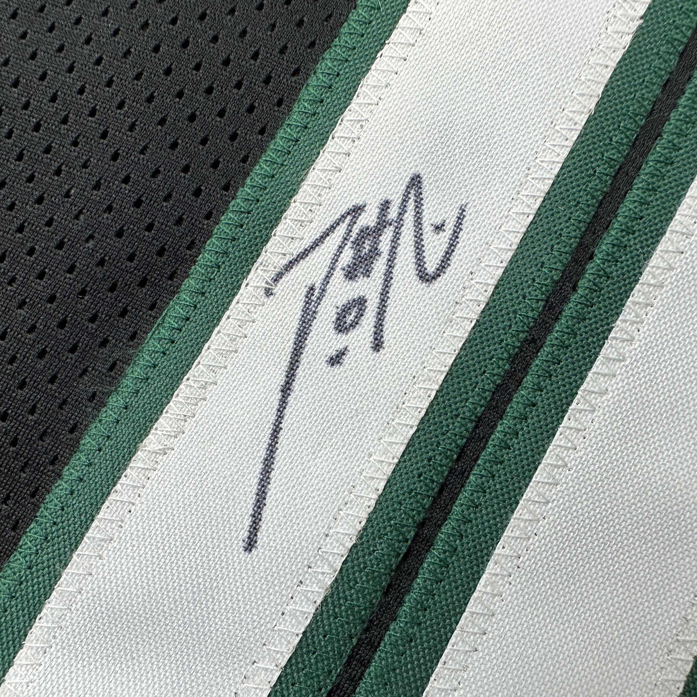 Autographed/Signed Damian Lillard Milwaukee Black Basketball Jersey JSA COA