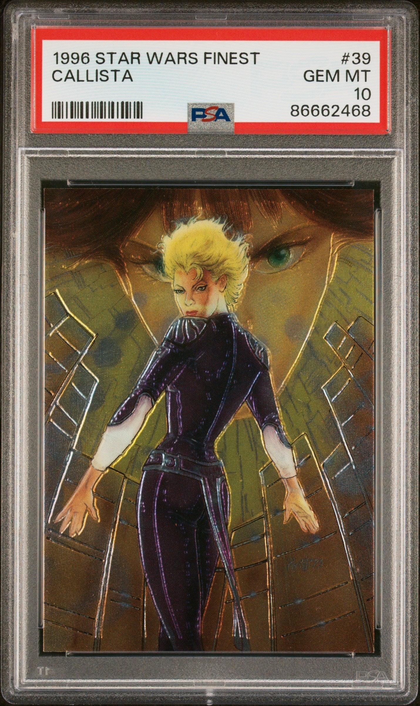 1996 STAR WARS FINEST CALLISTA #39 - PSA 10