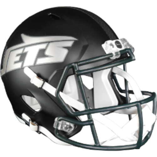 New York Jets Full Size Speed Replica Football Helmet 2025 Rivalries - NFL