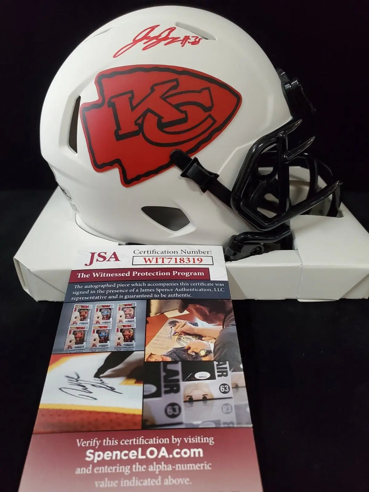 Kansas City Chiefs L'jarius Sneed Autographed Signed Lunar Mini Helmet Jsa Coa SALE