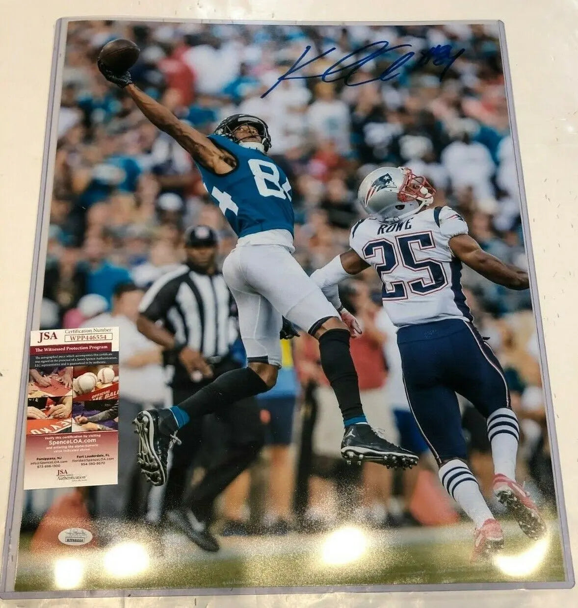 Keelan Cole Autographed Signed Jacksonville Jaguars 16X20 Photo Jsa Coa